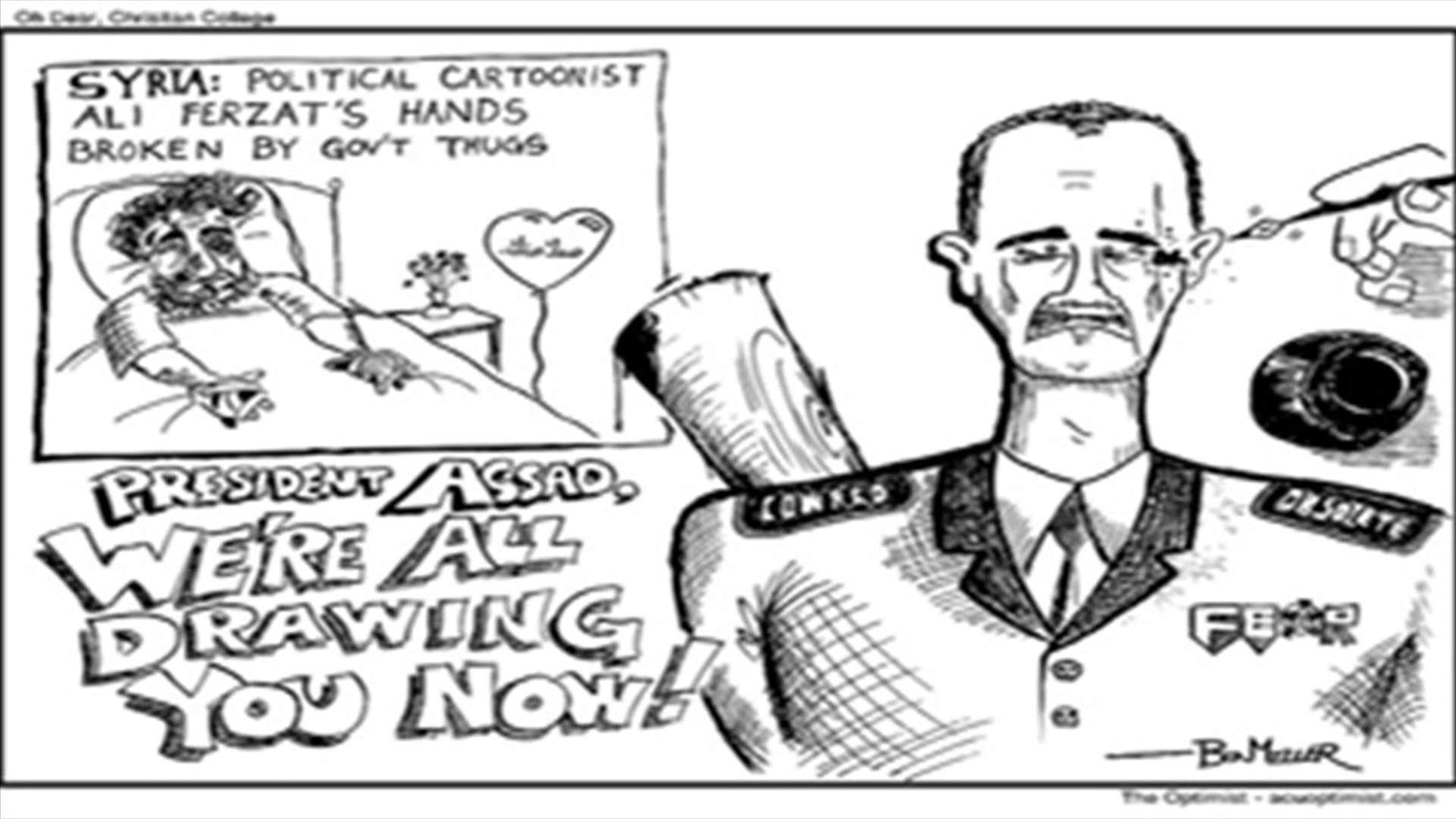 Syrian cartoonist paid price for getting personal