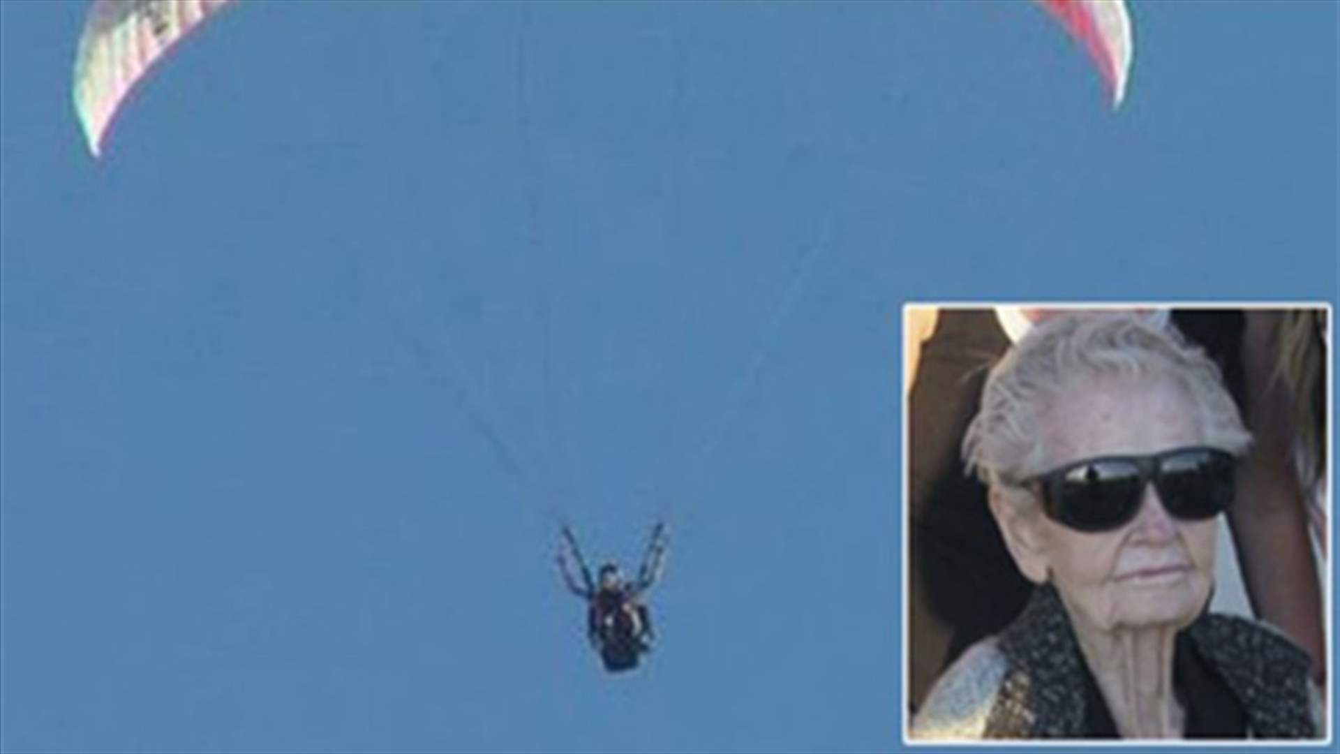101-year-old woman sets world paragliding record           