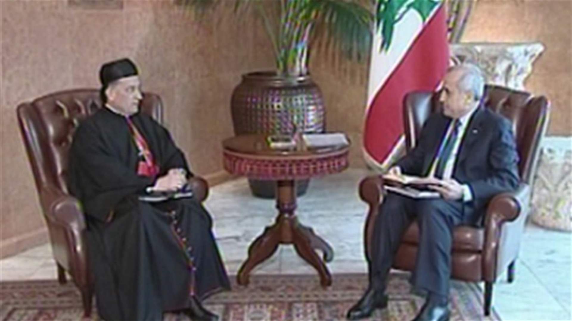 الراعي زار سليمان وتناول معه الاوضاع الداخلية