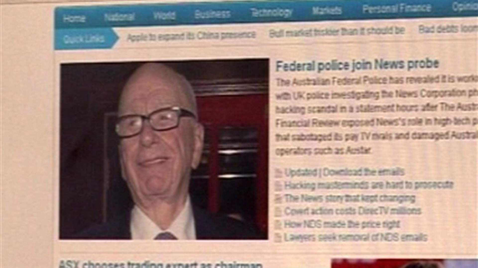 Murdoch under another scandalous spotlight 