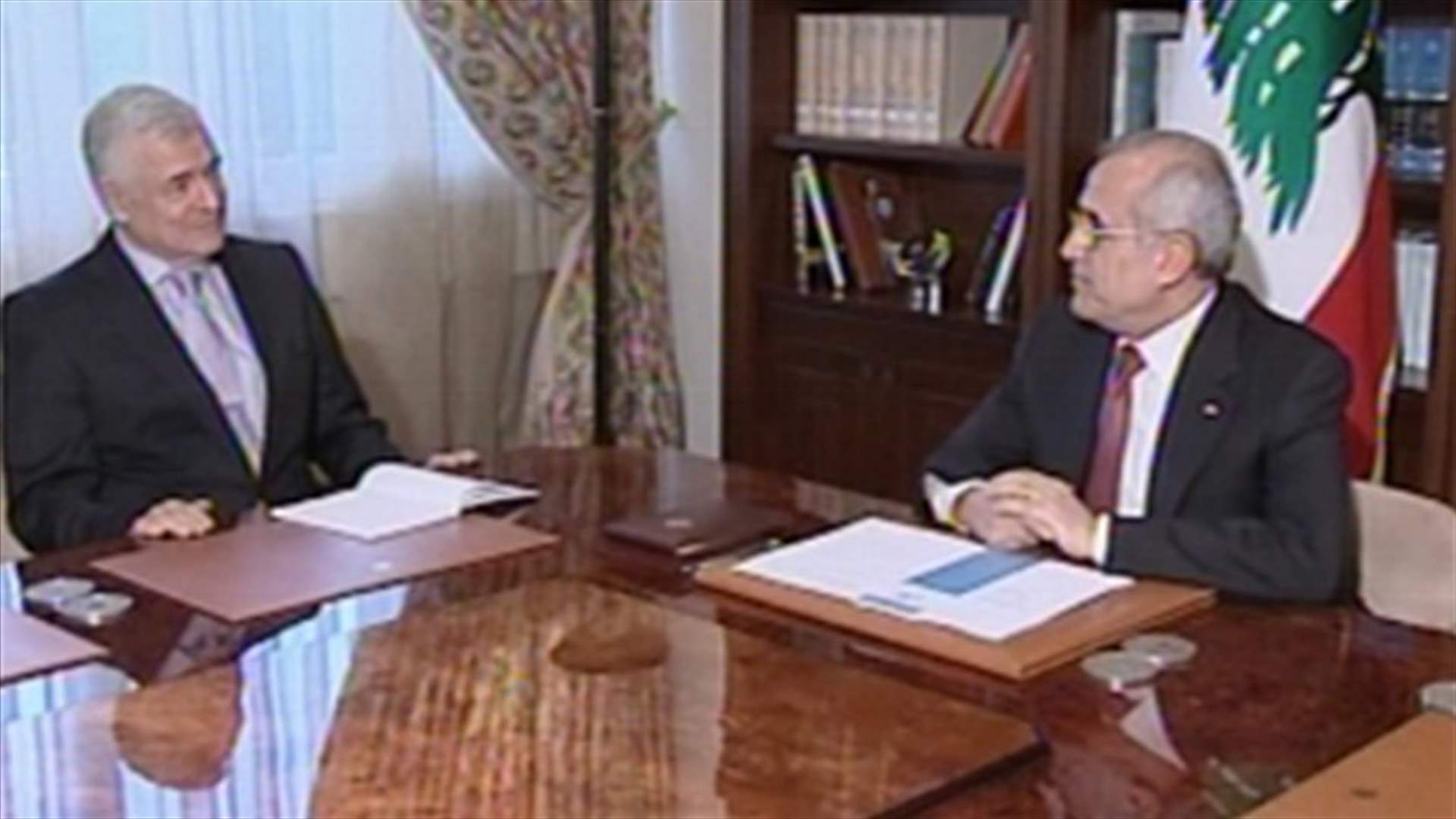 باراغوانث بحث مع سليمان وميقاتي في عمل المحكمة
