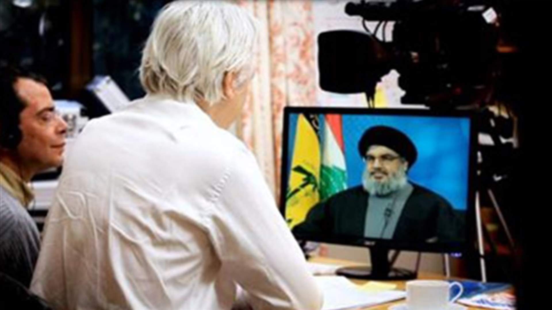نصرالله خلال مقابلة مع اسانج: اتصلنا بالمعارضة السورية لحضها على الحوار مع النظام