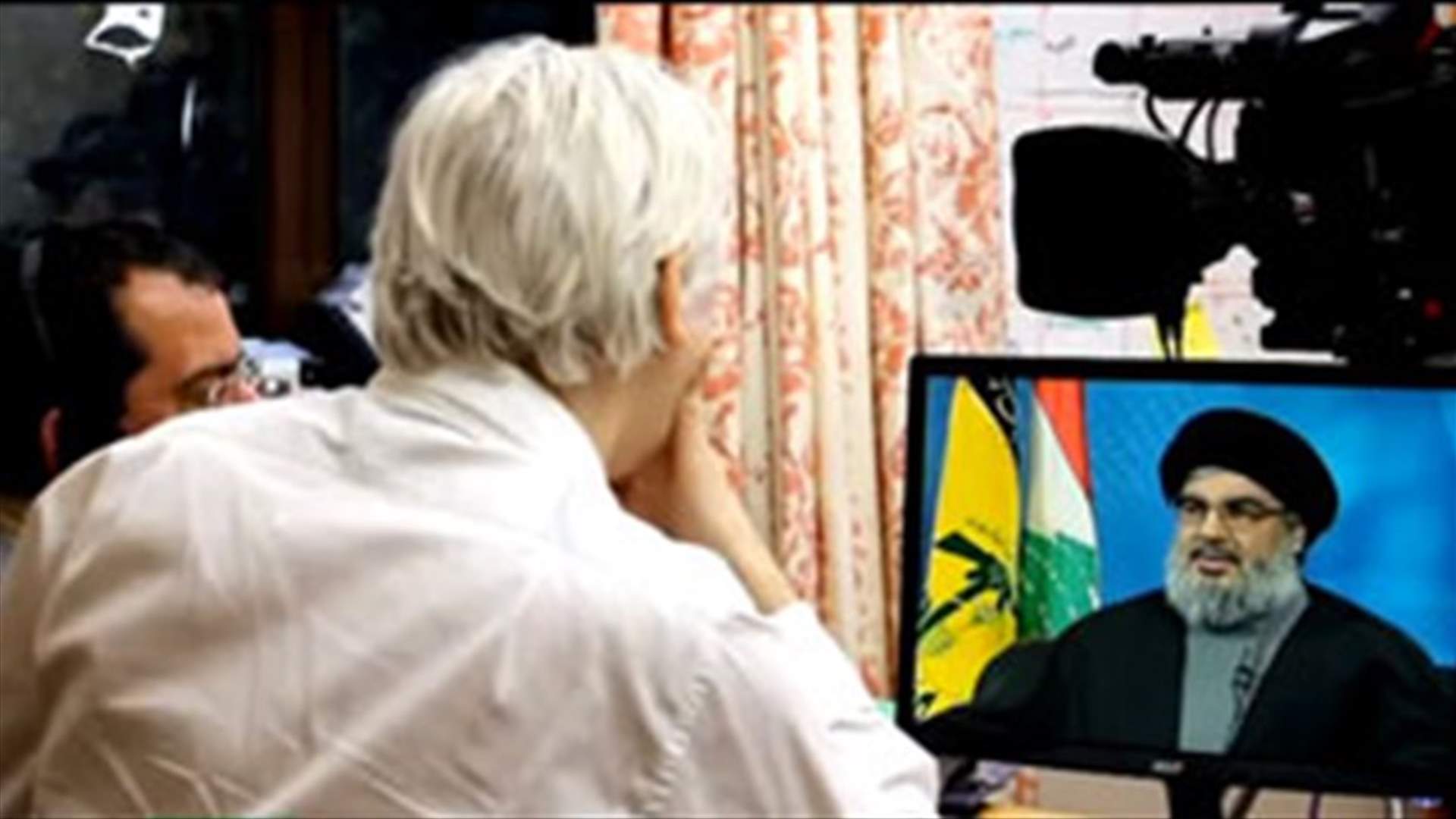 Wikileaks Assange gets rare interview with Hezbollah's Nasrallah