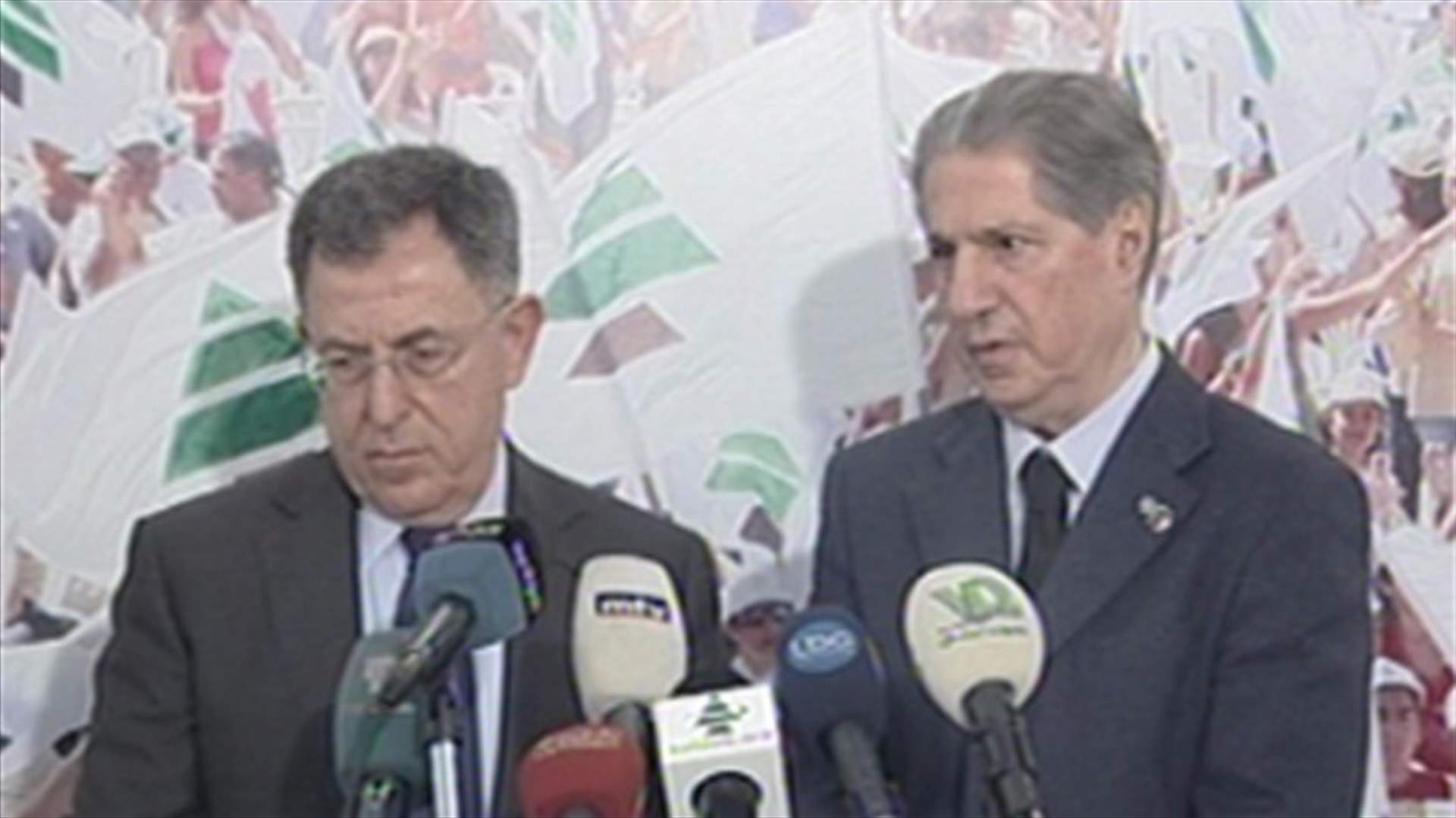 Electoral laws take forefront in Gemayel-Siniora meeting 