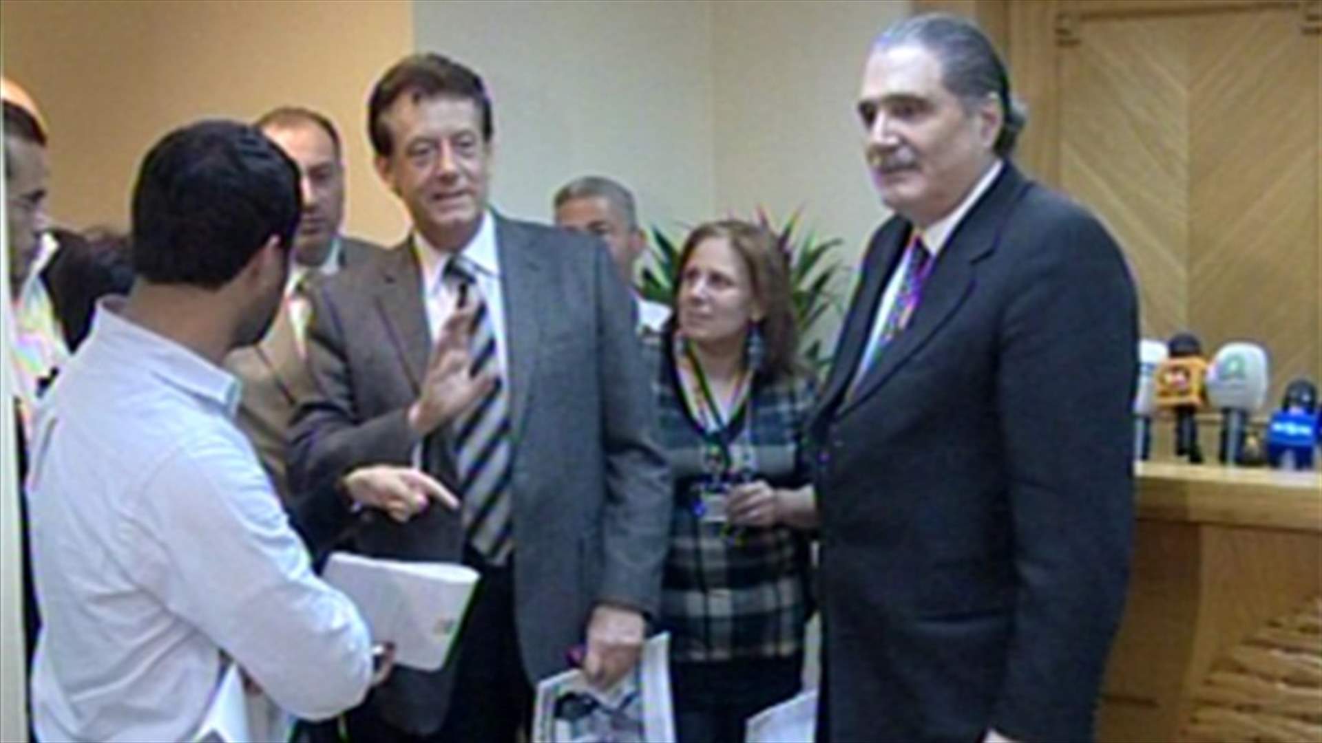 أجواء ايجابية سادت لقاء جريصاتي ـ هارون