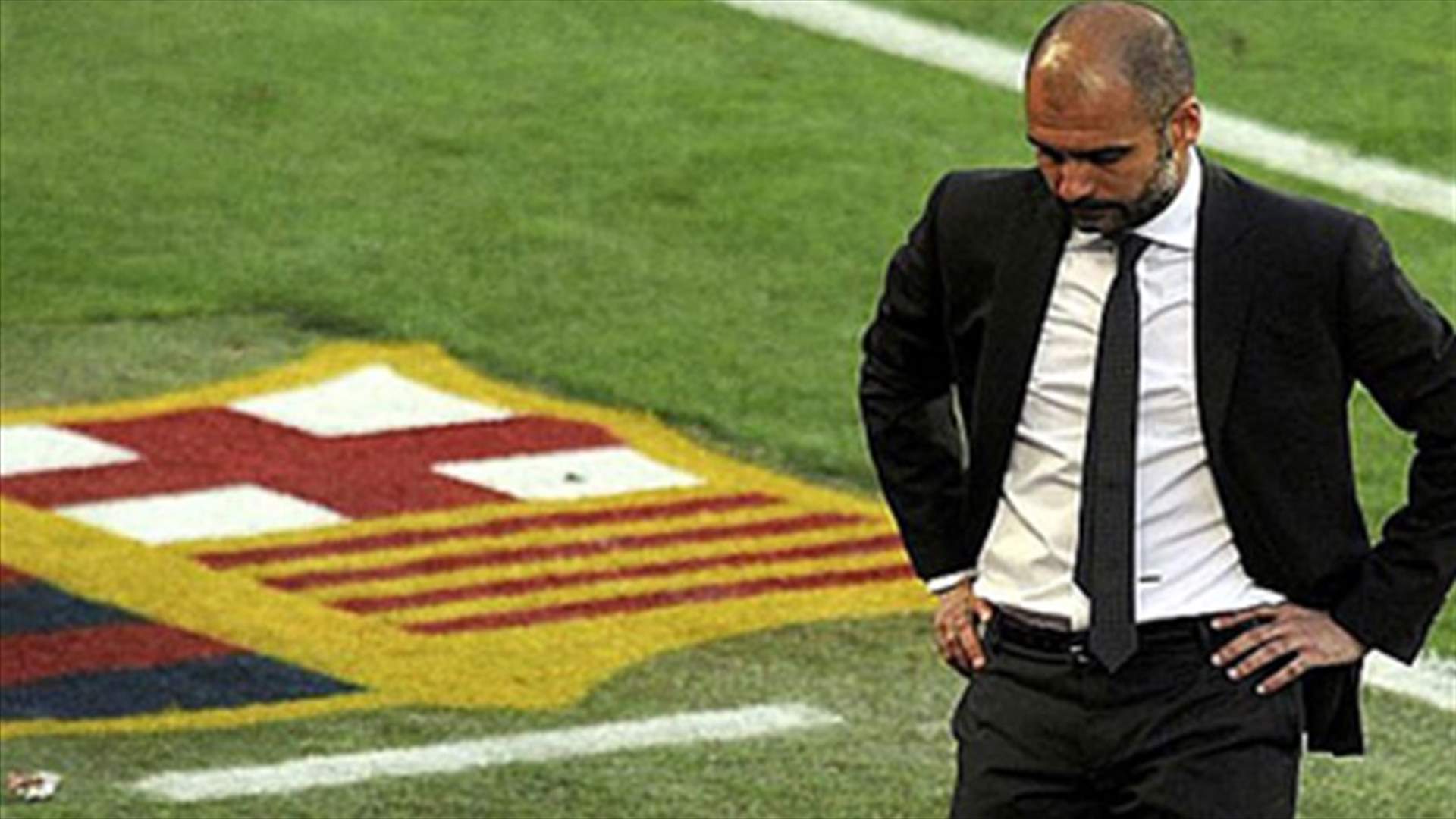 Barcelona coach Pep Guardiola steps down 