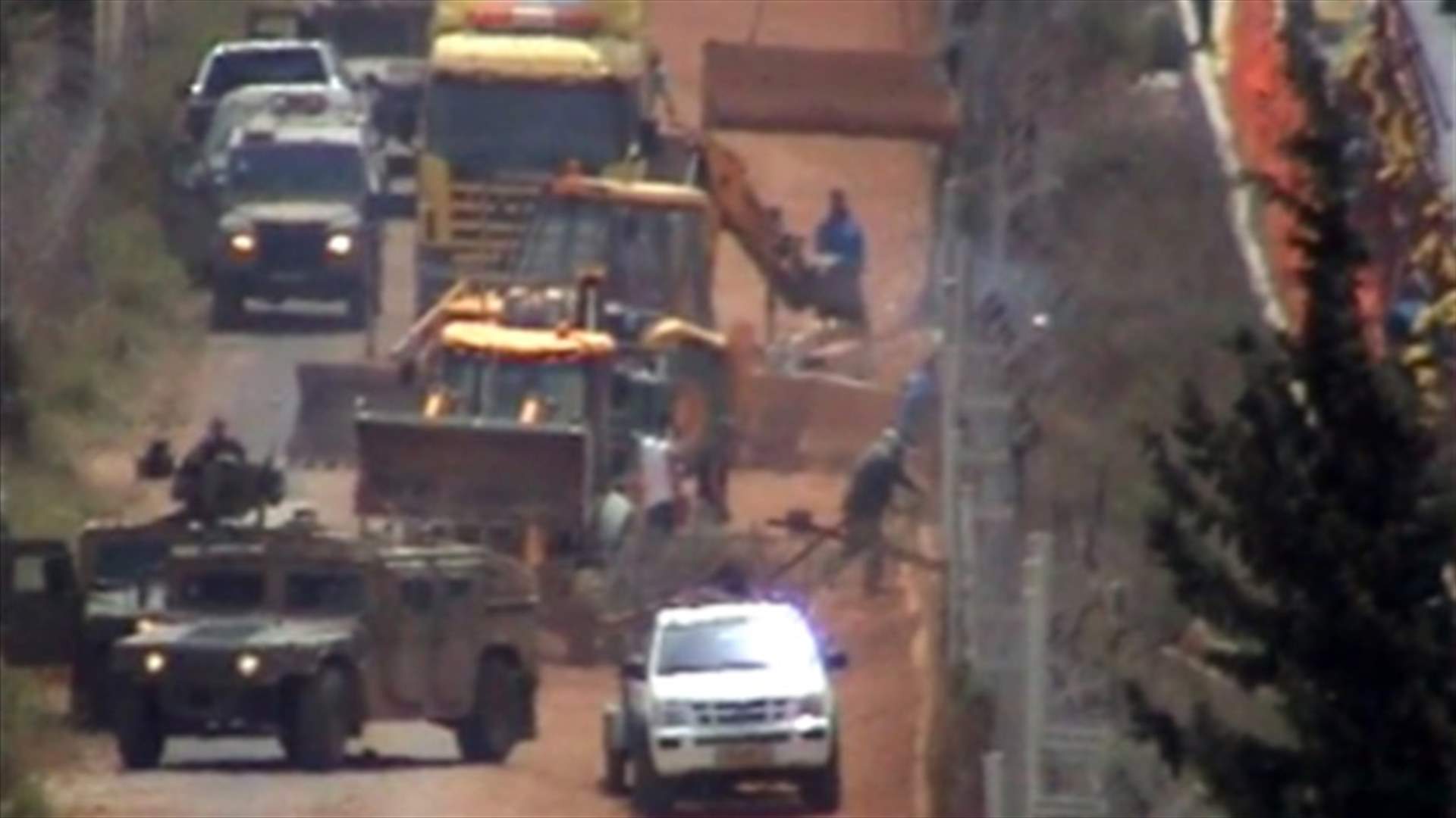 اسرائيل تشرع في بناء جدارها الفاصل على الحدود مع لبنان