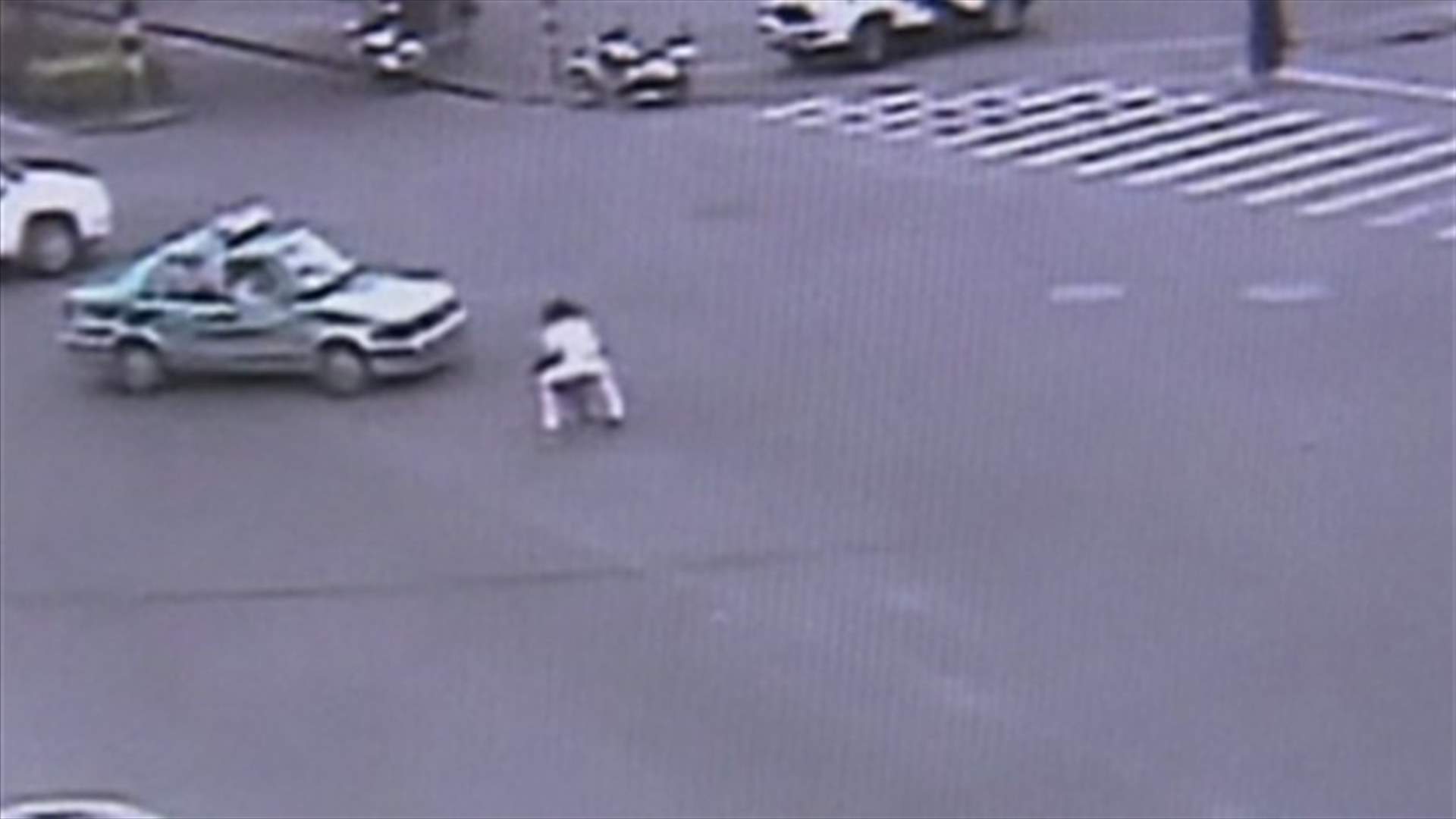 4 year old child falls out of father’s vehicle  