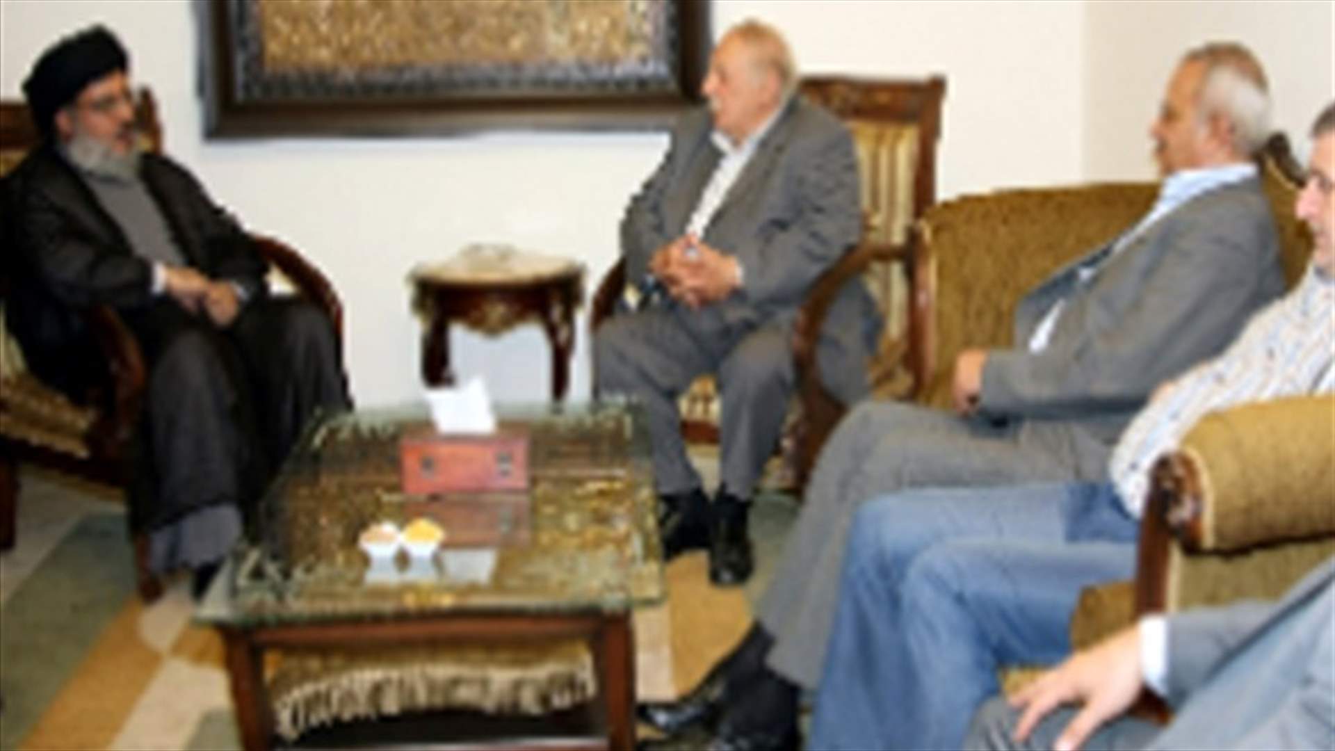 Nasrallah meets with Popular Front for Palestine Liberation delegation 