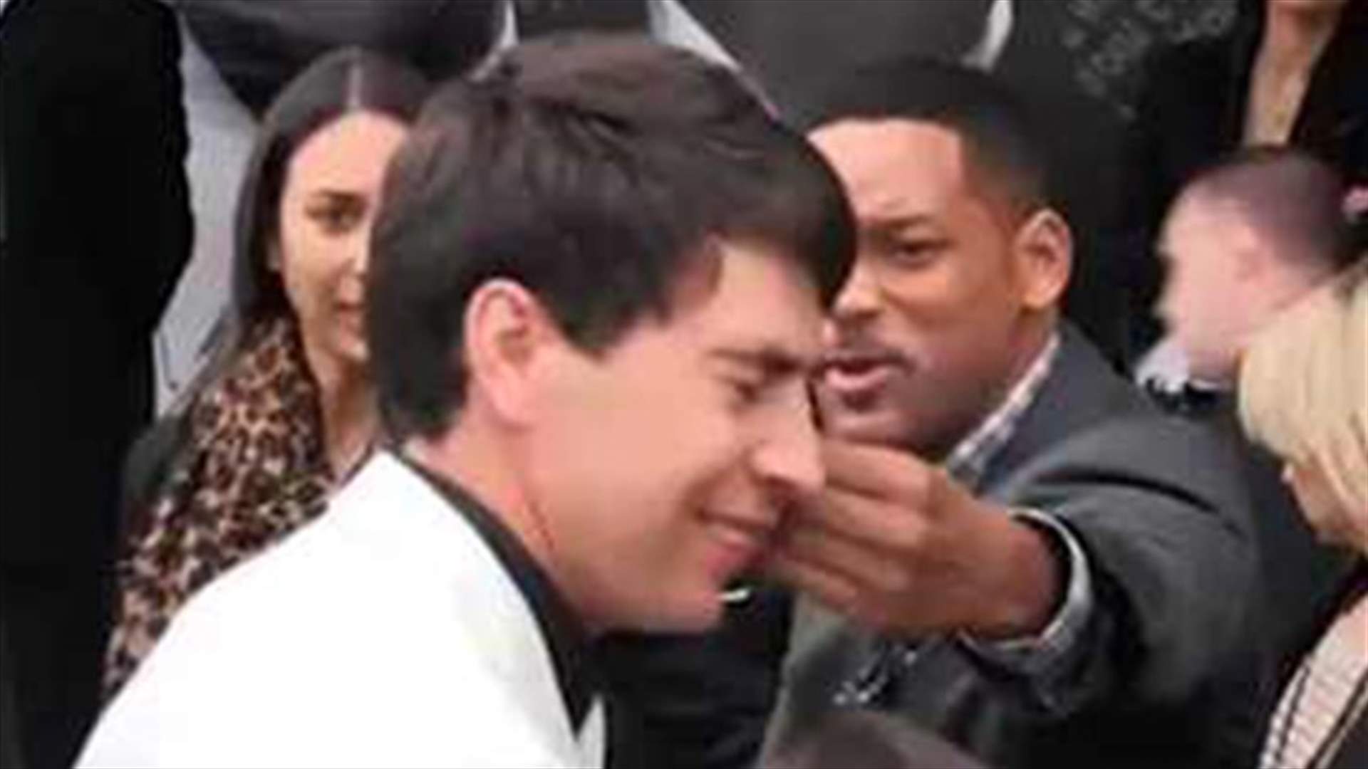 Will Smith slaps journalist who tries to kiss him