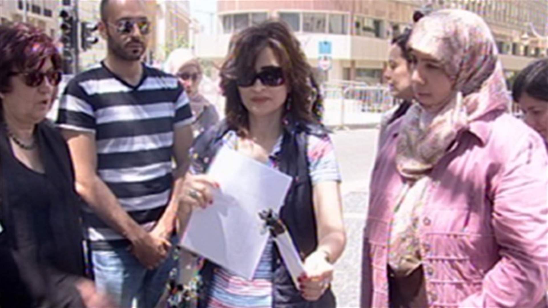 LU contract professors burn their degree certificates outside Grand Serail