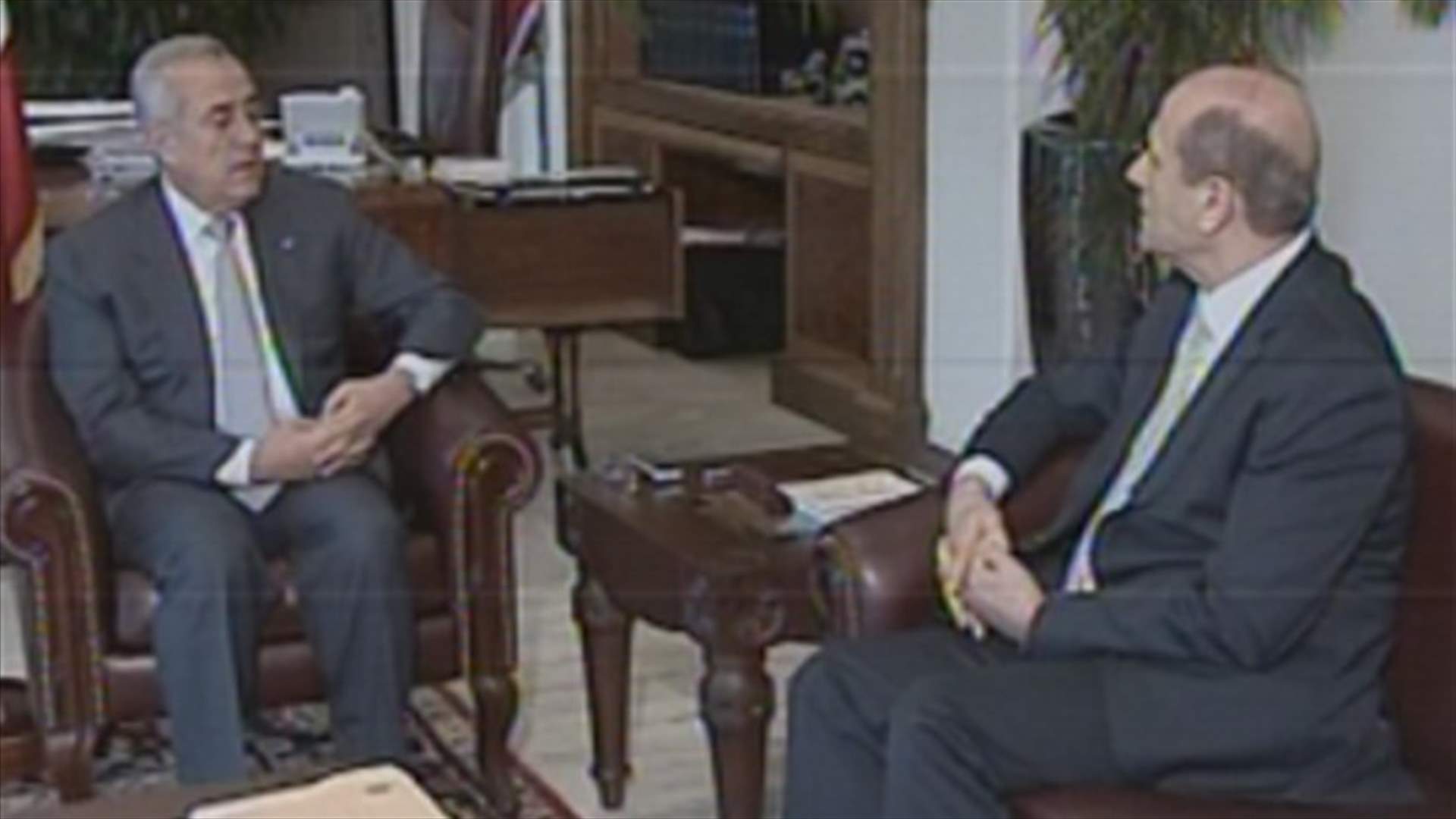 Sleiman, Charbel discuss security situation
