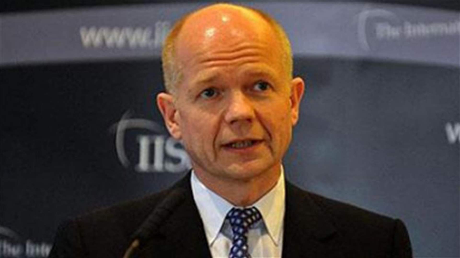 Hague: EU to intensify Iran sanctions if no progress made in nuclear file