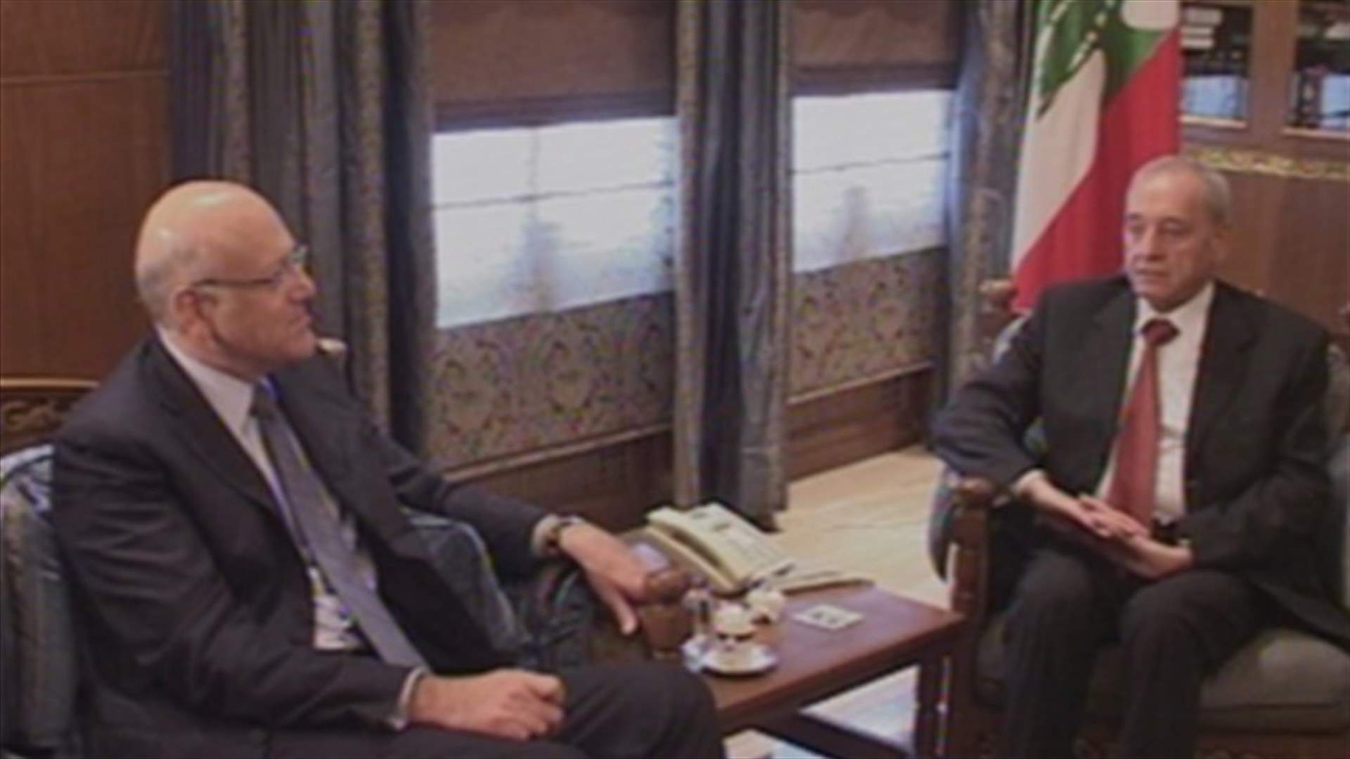 Berri, Mikati meet in Ain al-Tineh 