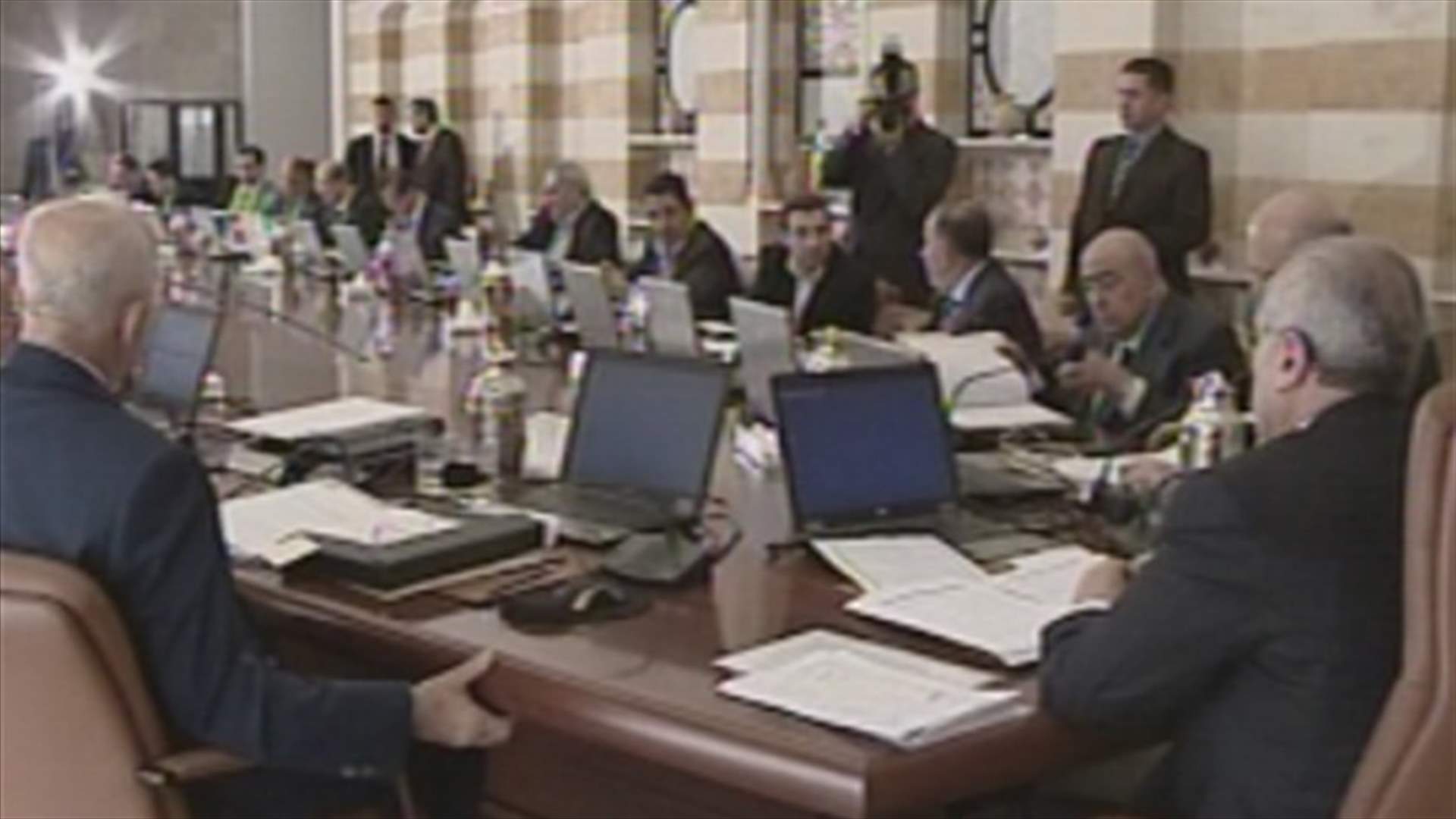 Sleiman to security chiefs: Determination in controlling security