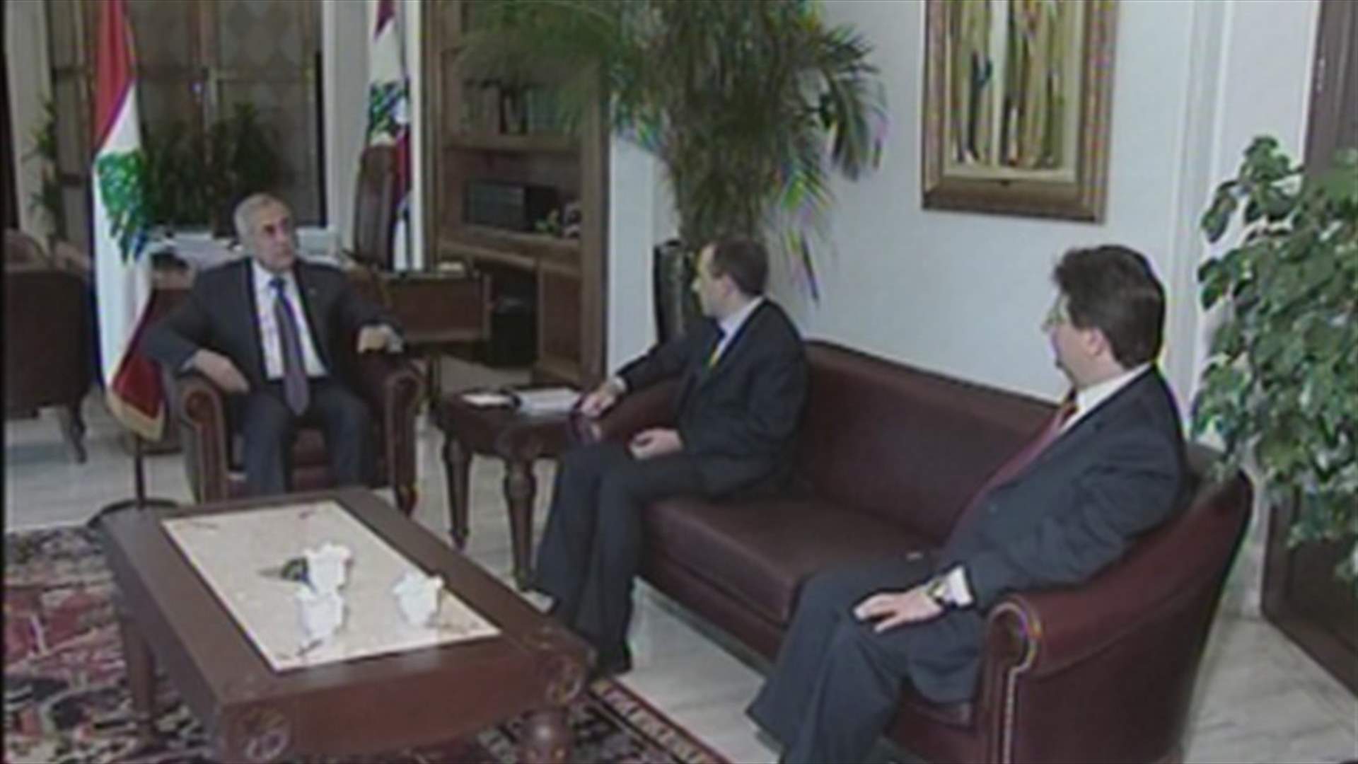 Sleiman discusses EDL issue with Bassil and Kanaan 