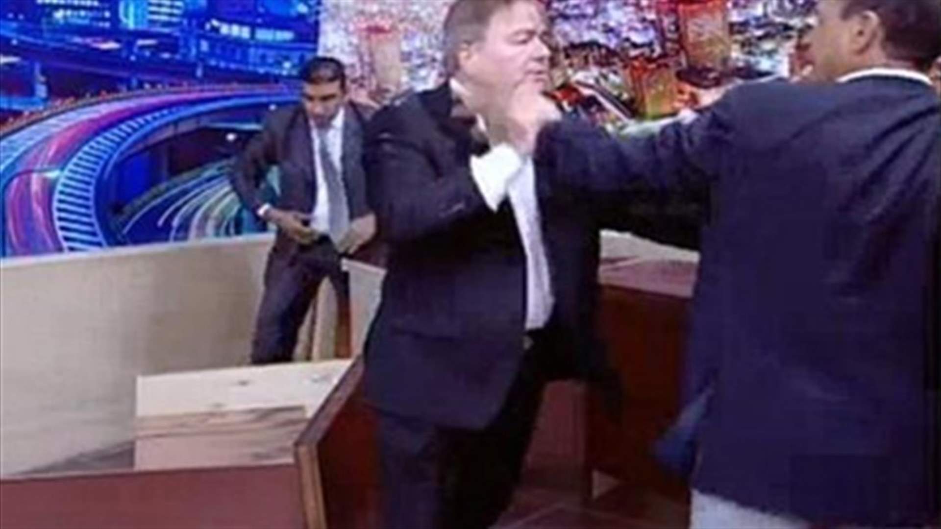 Jordanian MP pulls gun on his opponent during live TV debate 