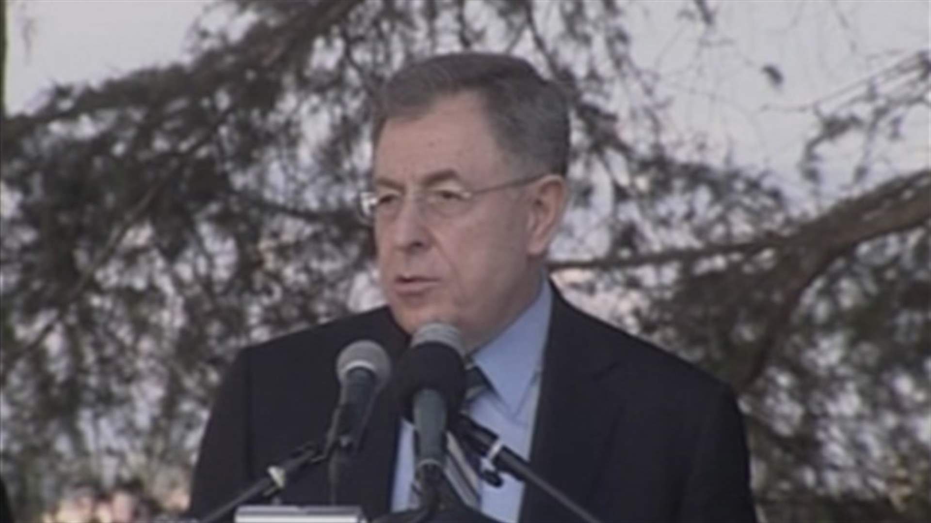 Siniora: Keeping telecommunications data hidden decision to liquidate arms opponents 