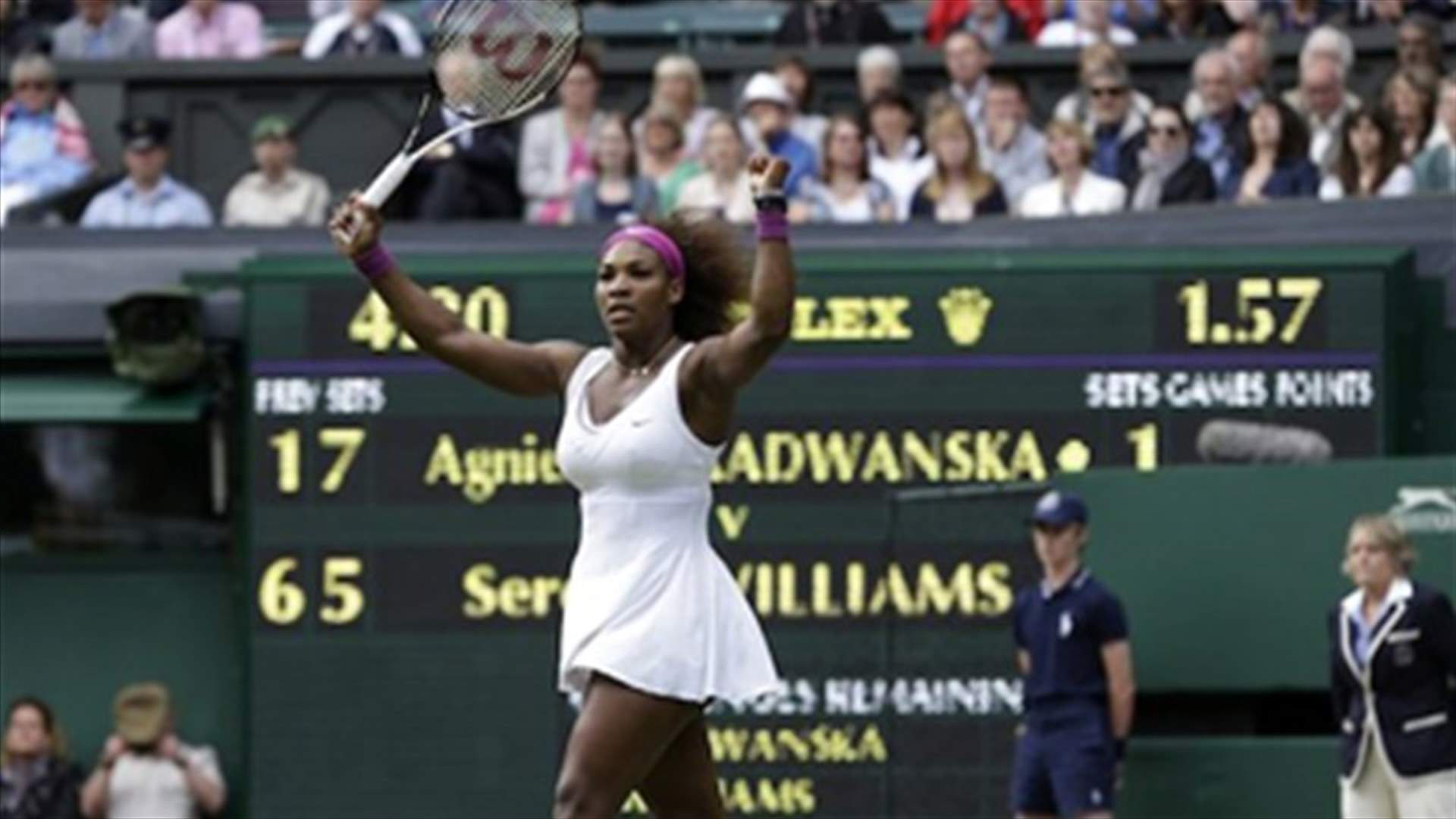 Serena Williams wins 5th Wimbledon title in 3 sets
