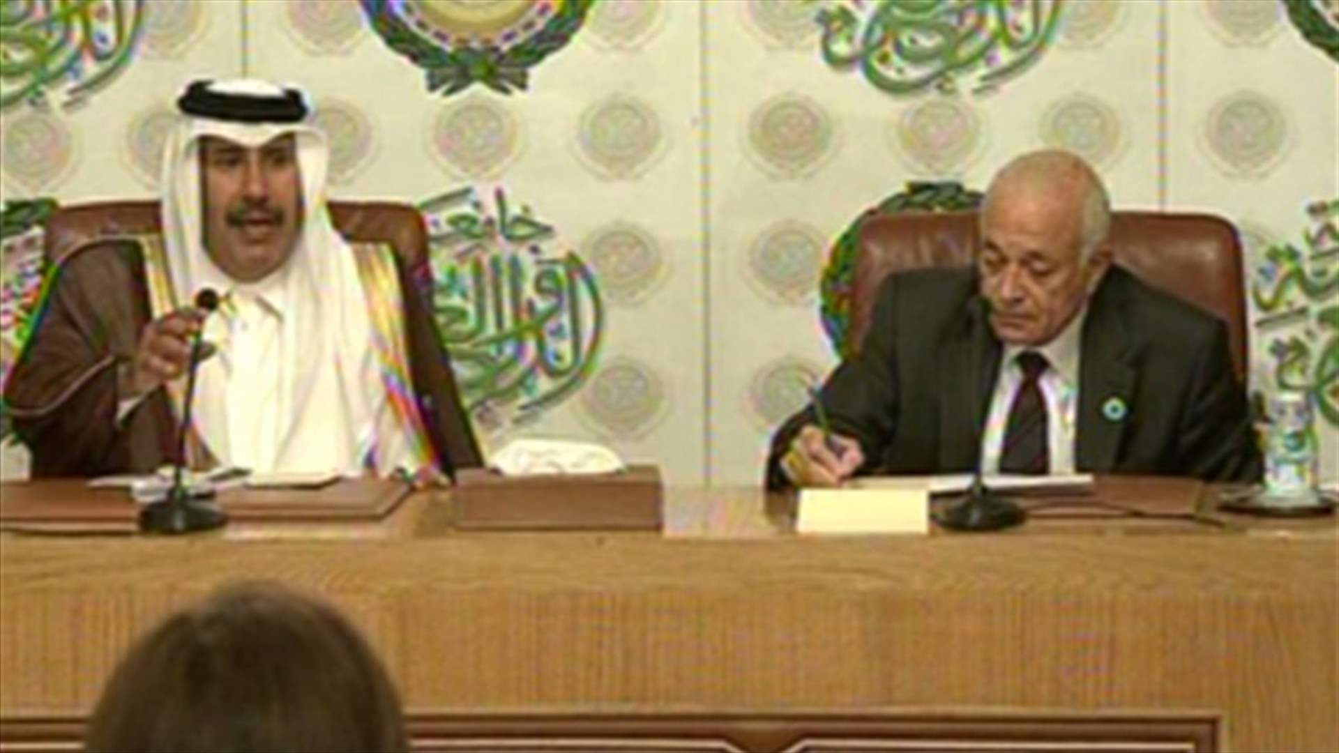 وزراء الخارجية العرب يدعون سوريا لوقف اراقة الدماء ودمشق تصف الموقف بالعدائي