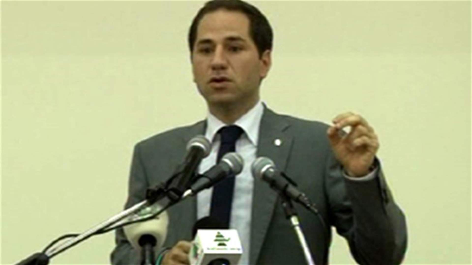 سامي الجميل يحذر من المساس بكرامة البطريركية المارونية 