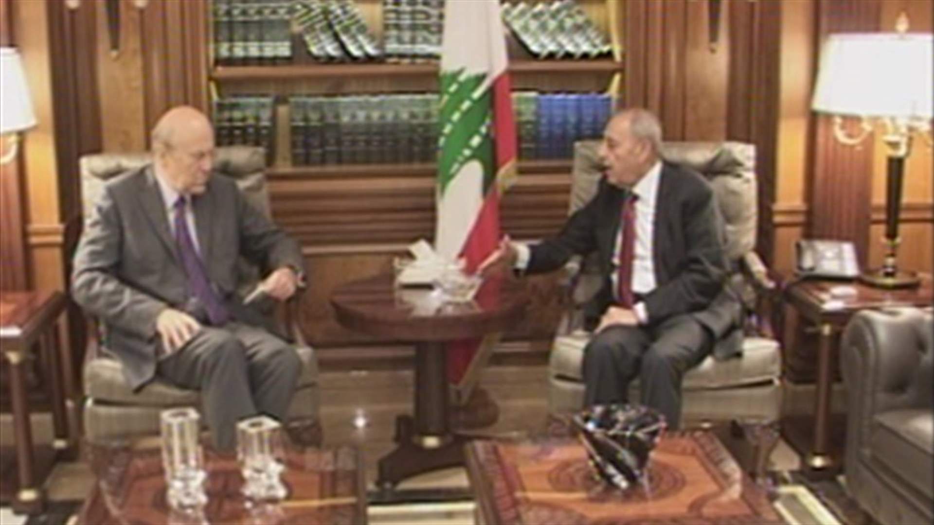 Berri meets with Mikati, describes Rai’s positions as nationalist
