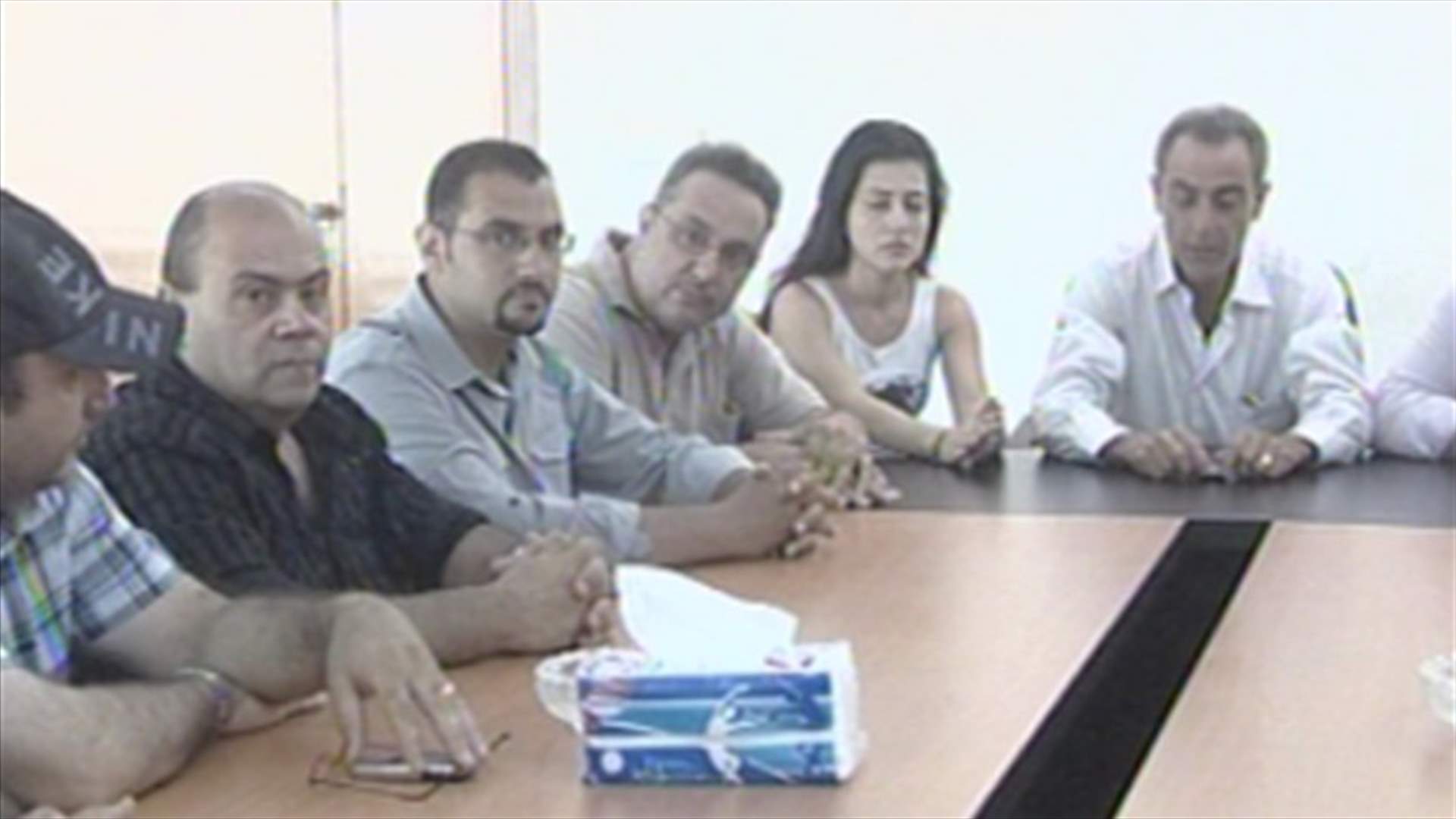 EDL contract workers delegation meets with Ghassan Ghossen 