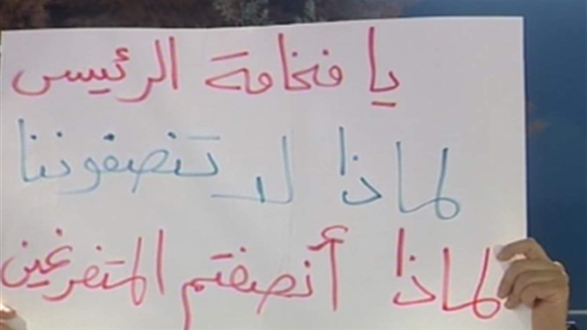 Lebanese University contract teachers protest