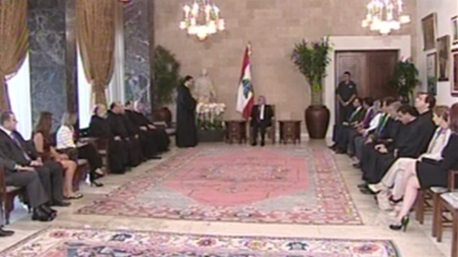 Sleiman: Shift towards democracy in the region facilitates international relations