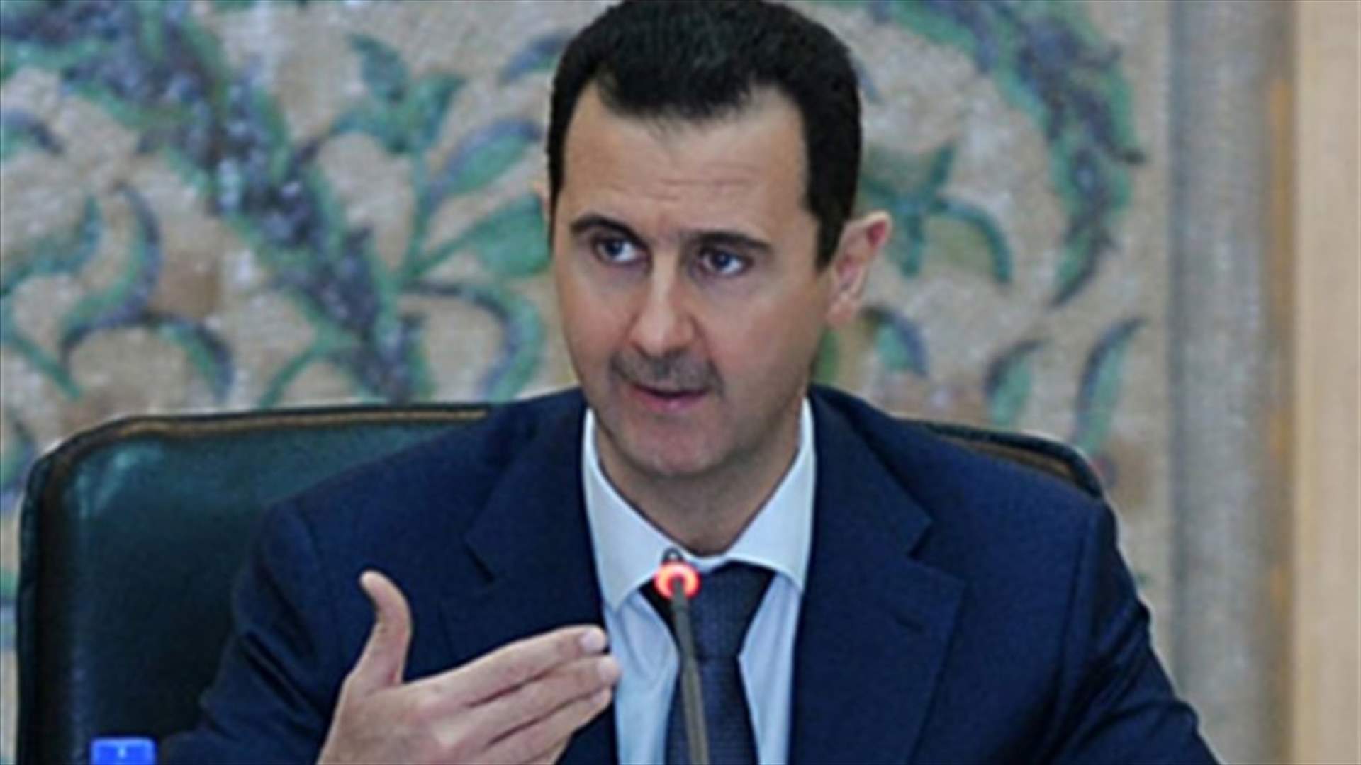 الاسد يطلب الإفراج عن سماحة