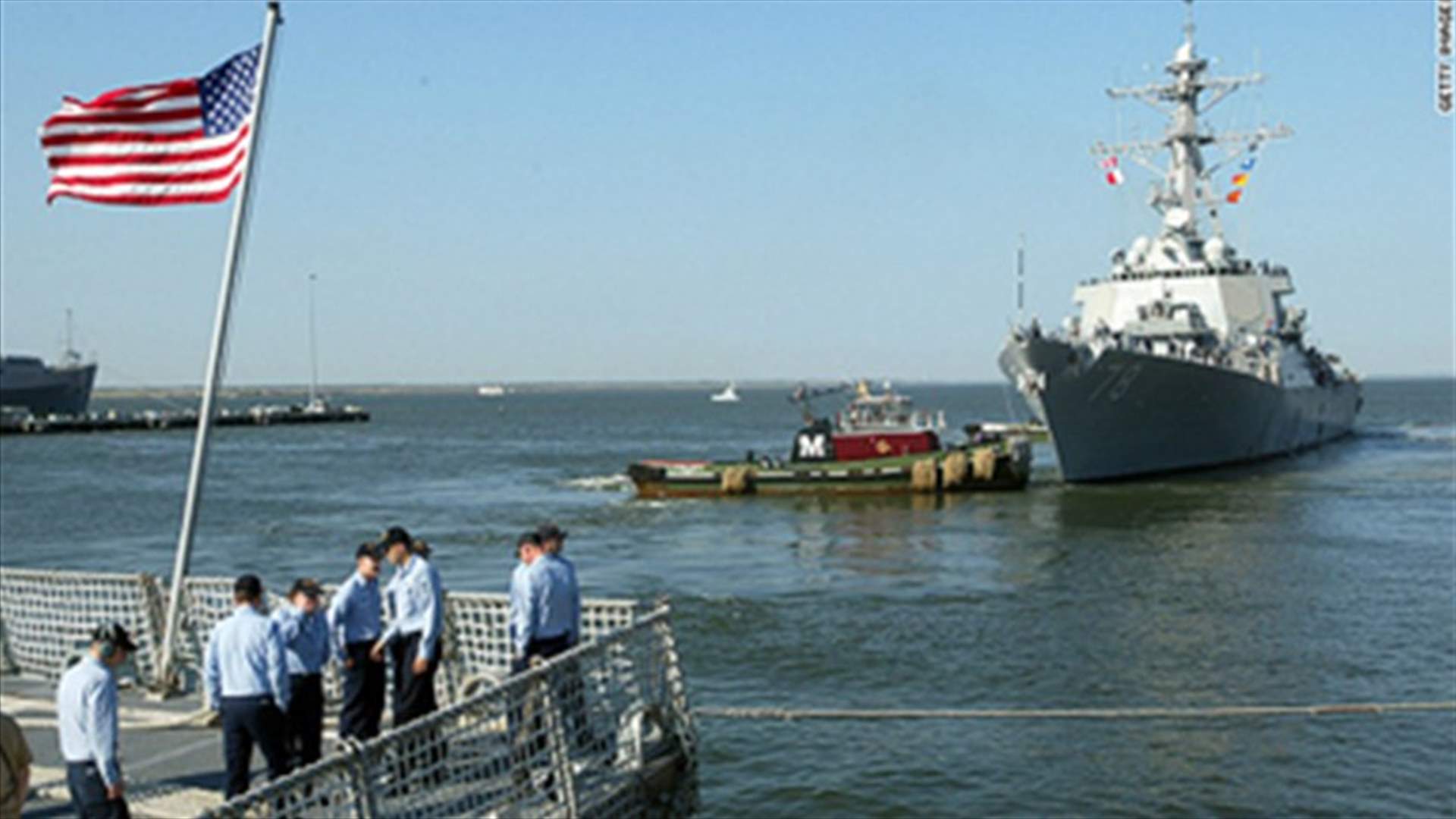 Oil tanker collides with U.S. navy ship in Gulf, navy says