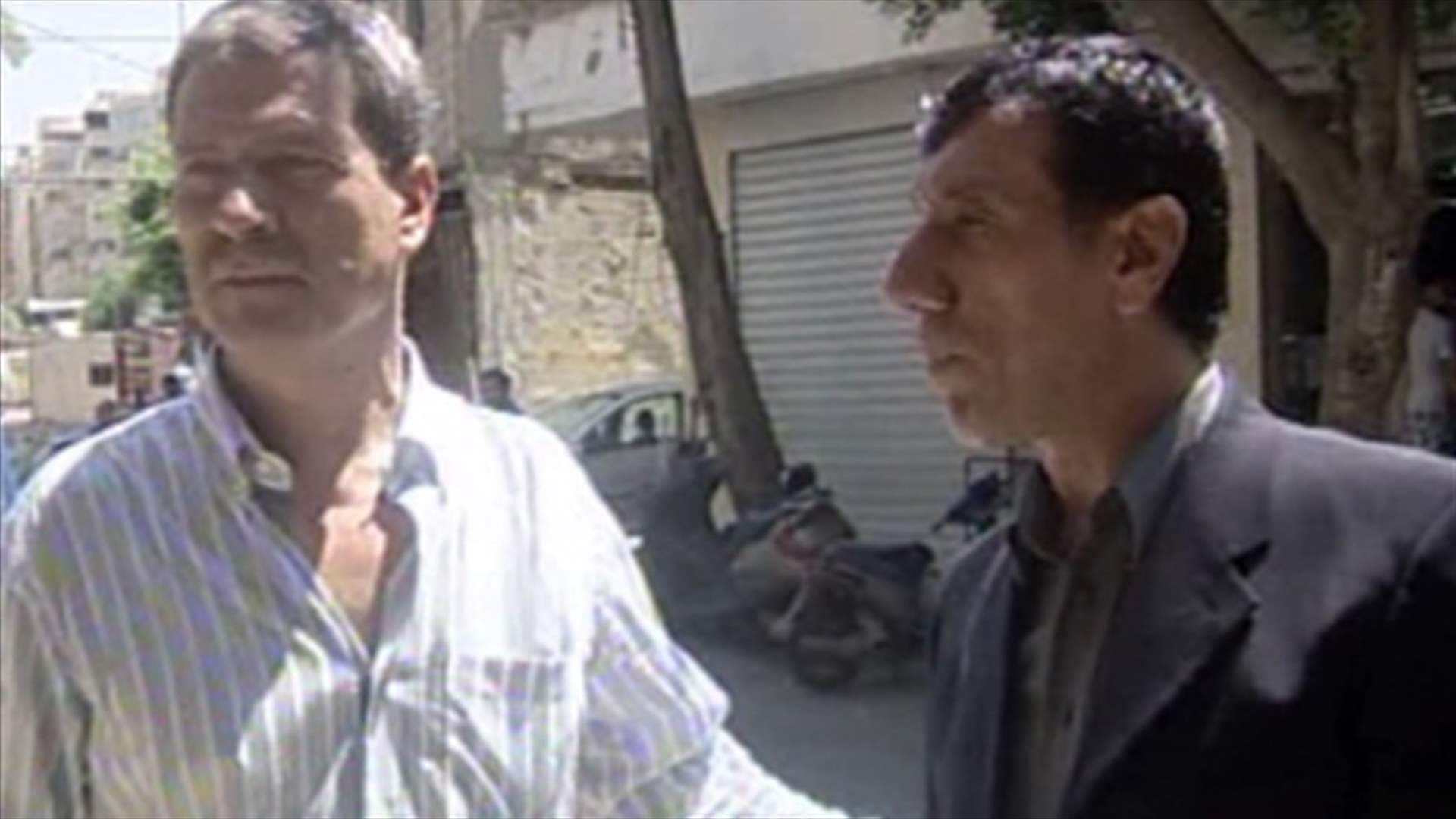 LBCI escorts released Syrian national Mohammad Adel al-Sleiman to his house