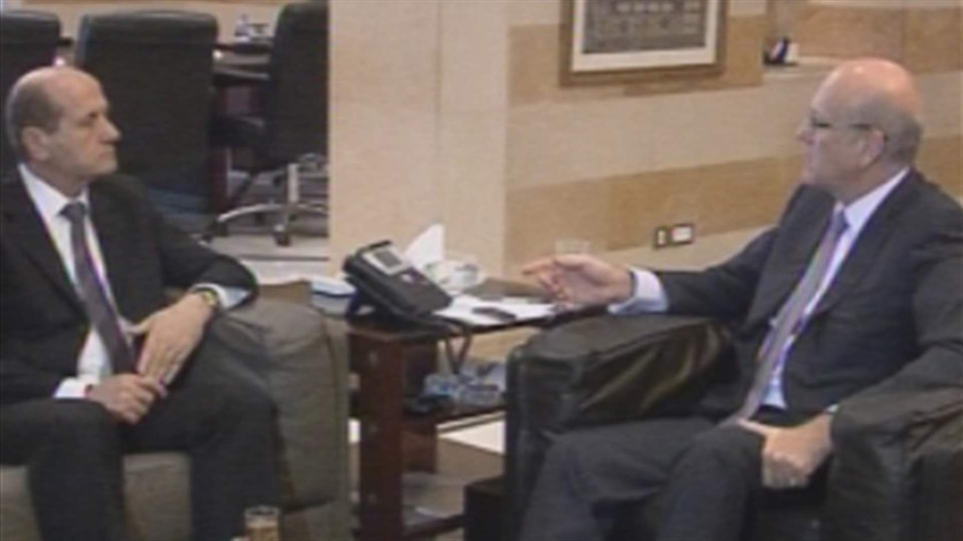 Mikati, Charbel discuss latest security updates 