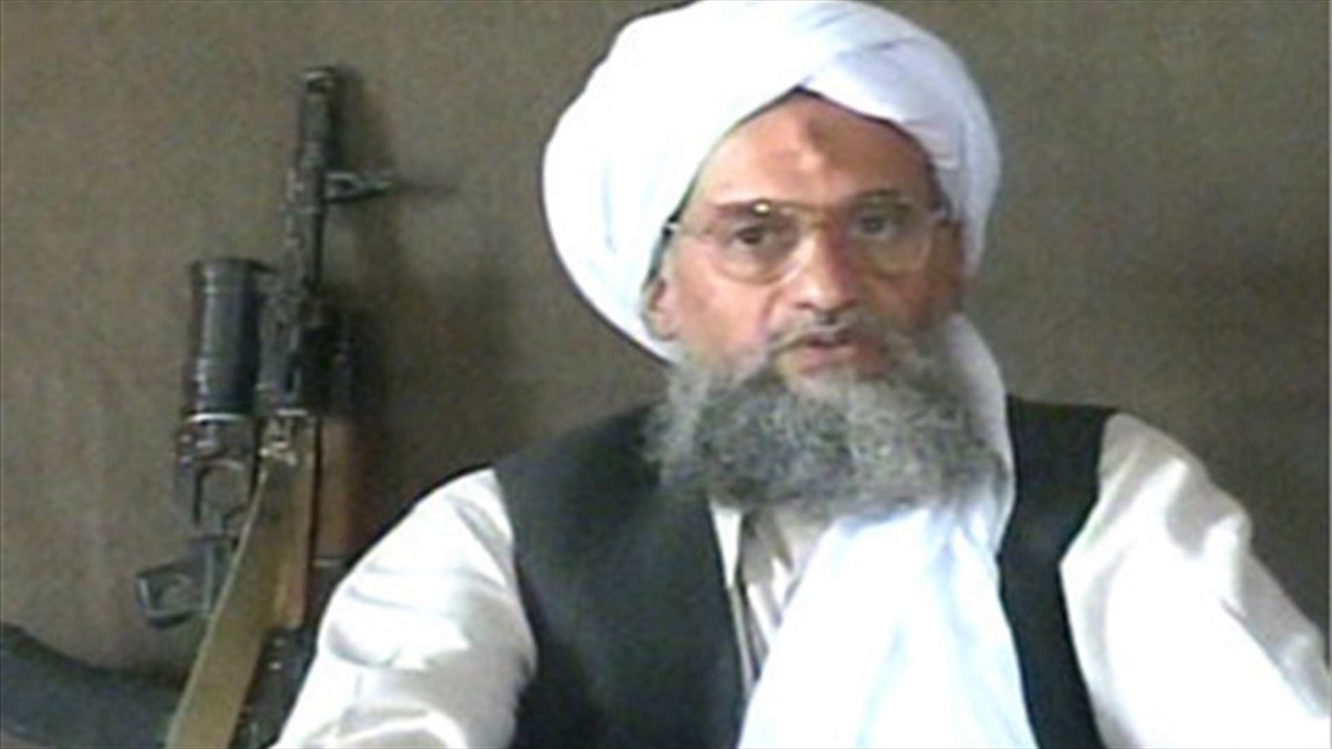 أيمن الظواهري يؤكد وفاة الرجل الثاني في تنظيم القاعدة