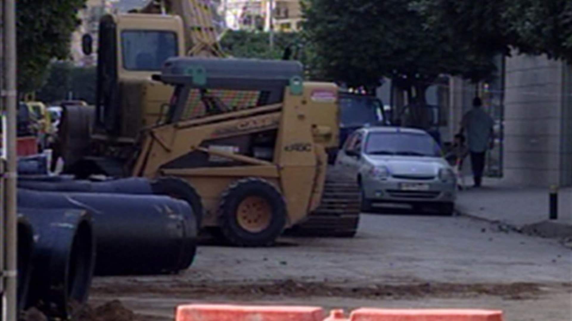 زحمة سير في بدارو بسبب الأشغال