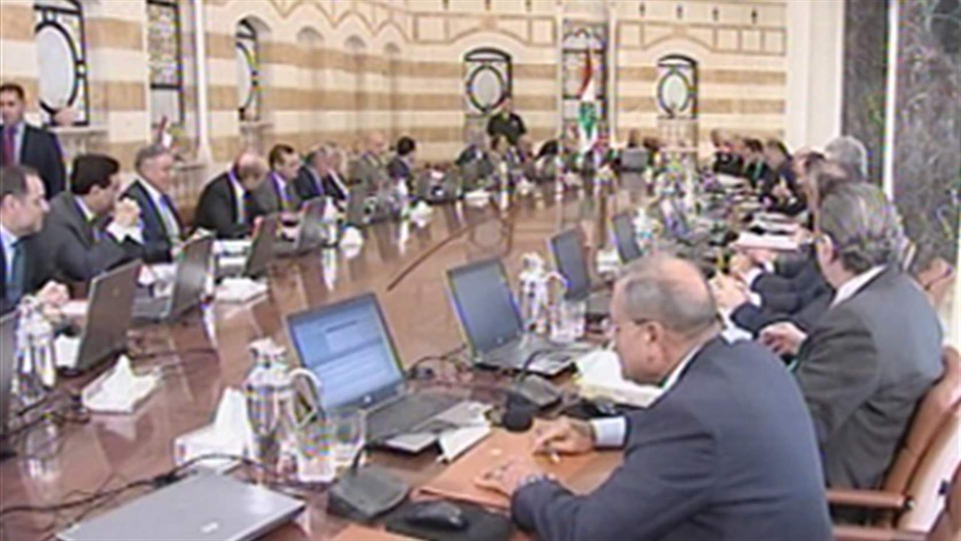 Security commanders participate in today's cabinet's session
