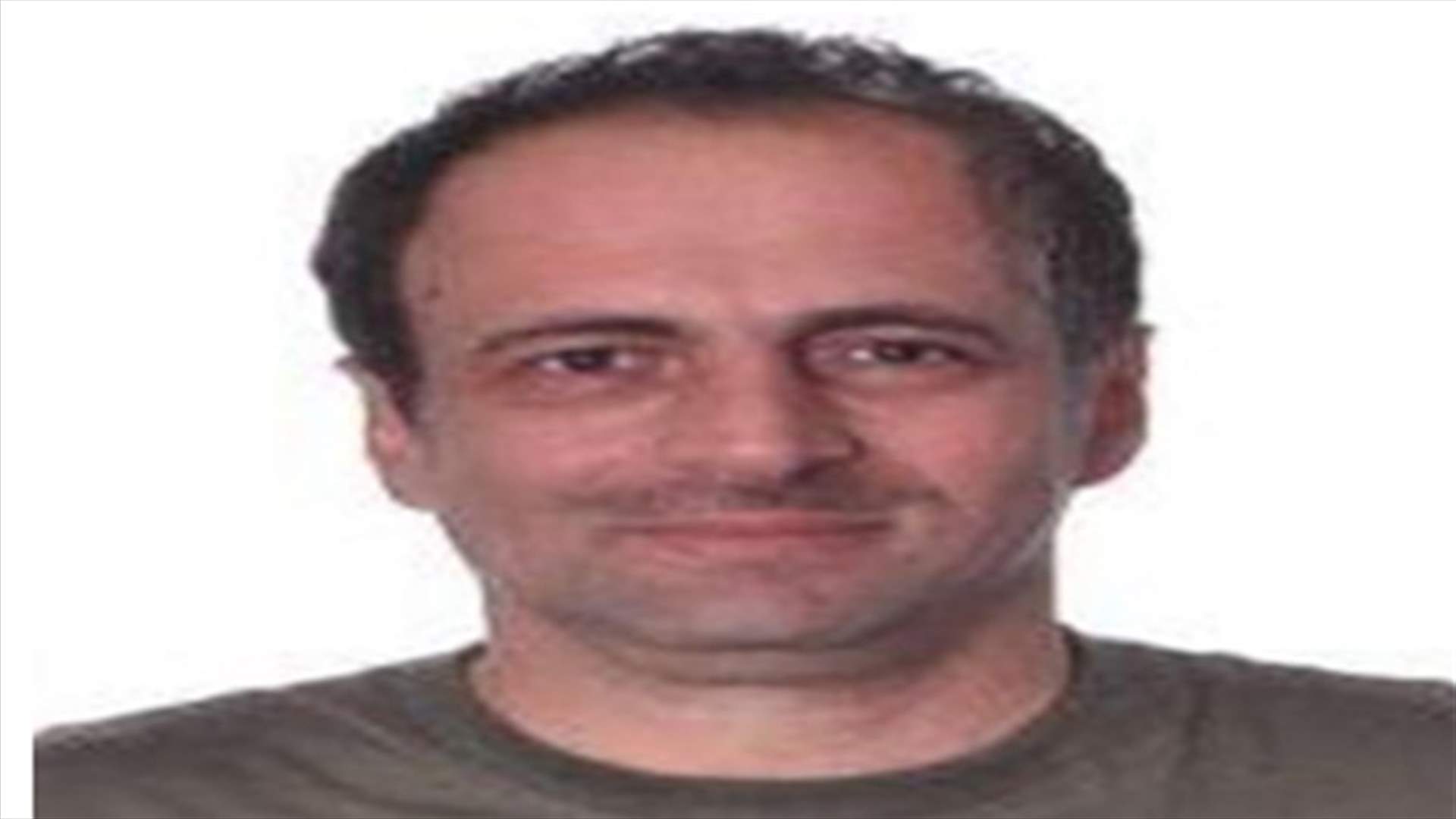 ISF circulates photo of missing person, Pierre Gerges Arsanios