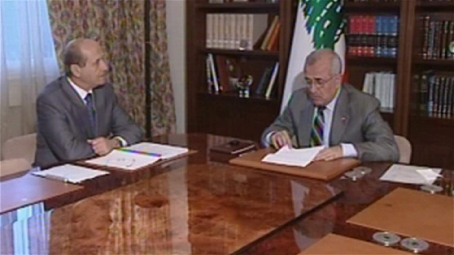 Charbel briefs Sleiman on security situation