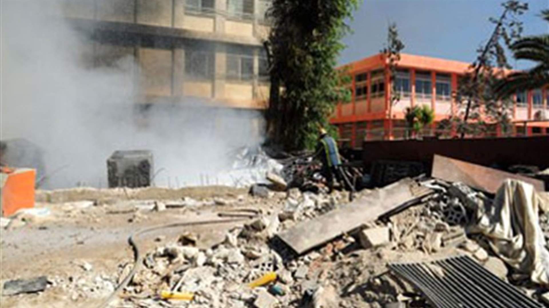 Bombs blow up at Damascus school as Qatar calls for Arab military intervention 