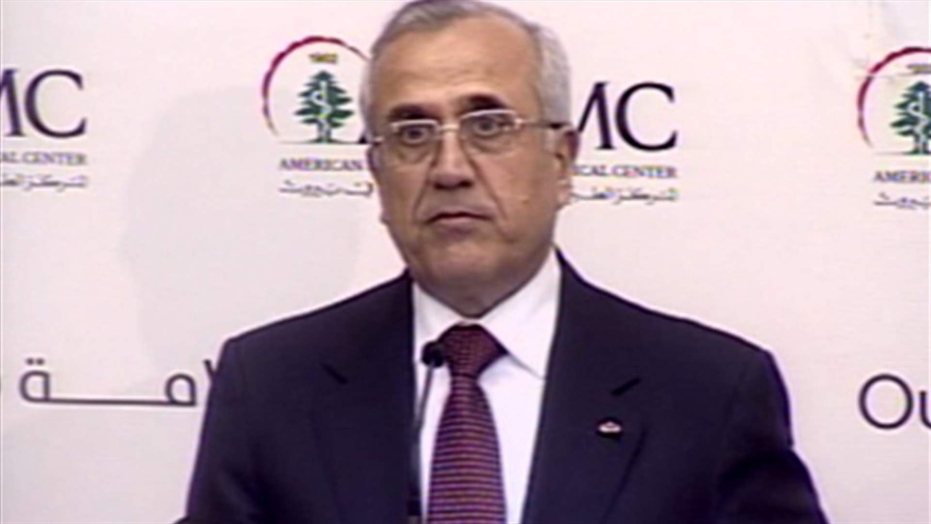 Sleiman: Lebanon's stability should not be presented as ransom for the Arab Spring