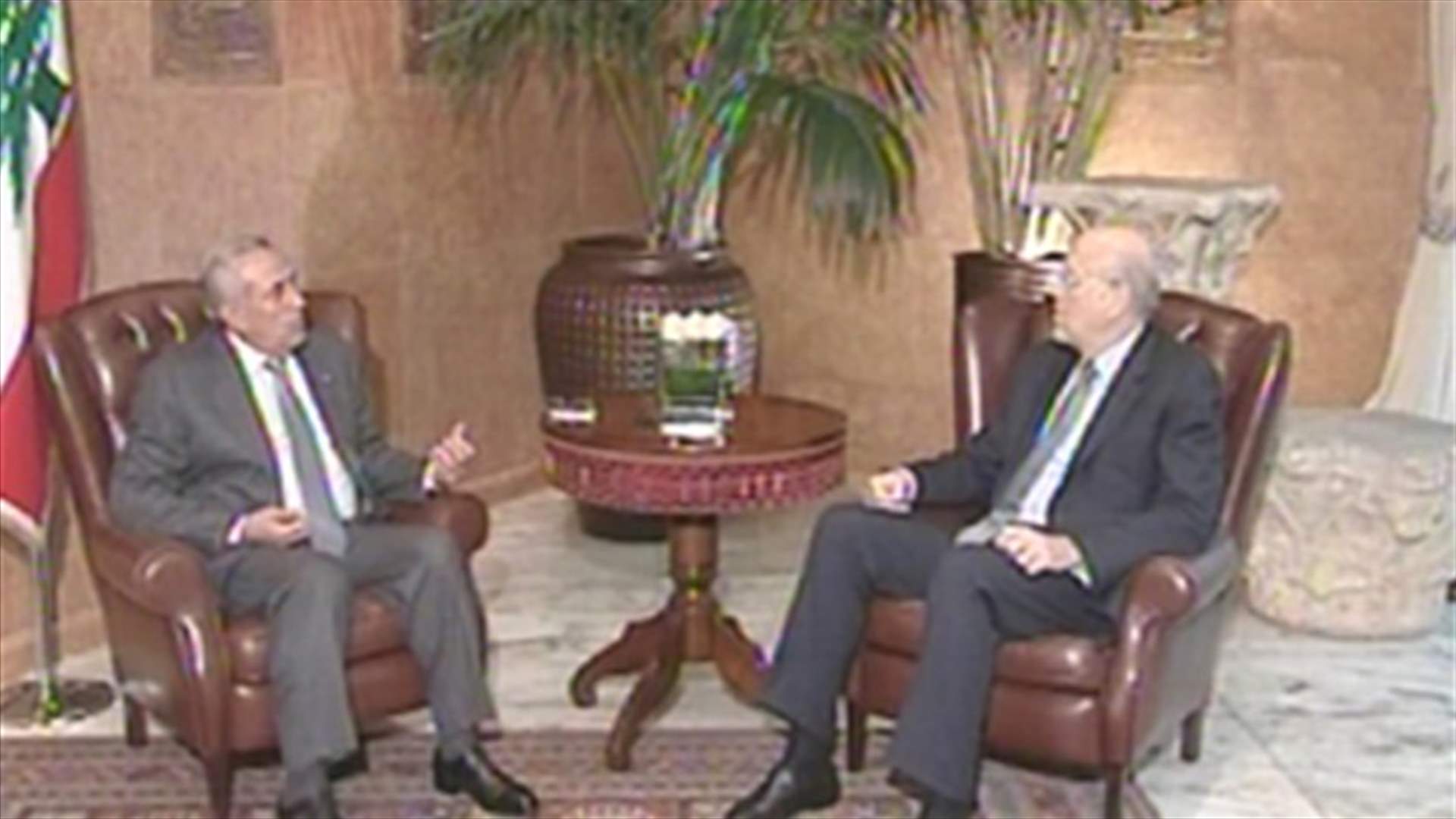Mikati briefs Sleiman on his participation in UN's General Assembly