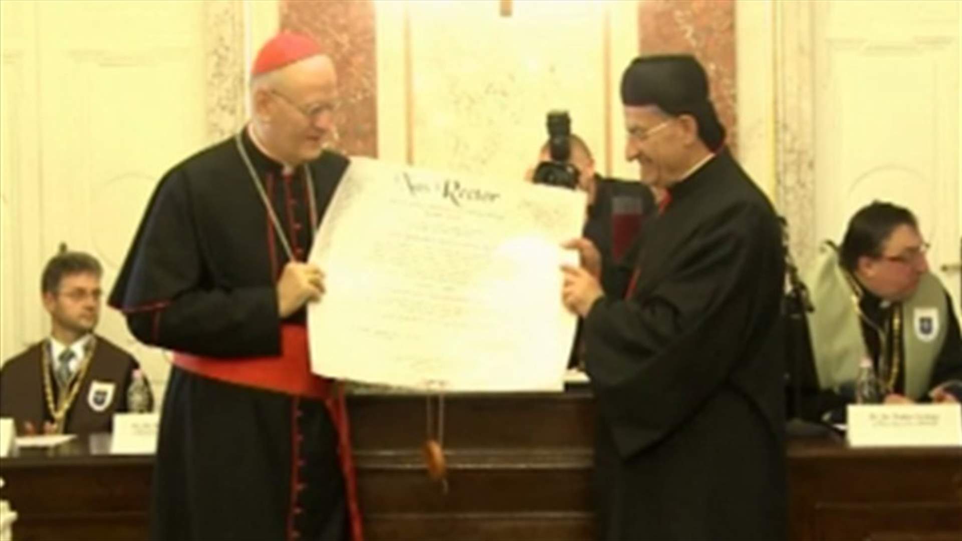 Honorary Doctorate granted to Patriarch Rai in Hungary