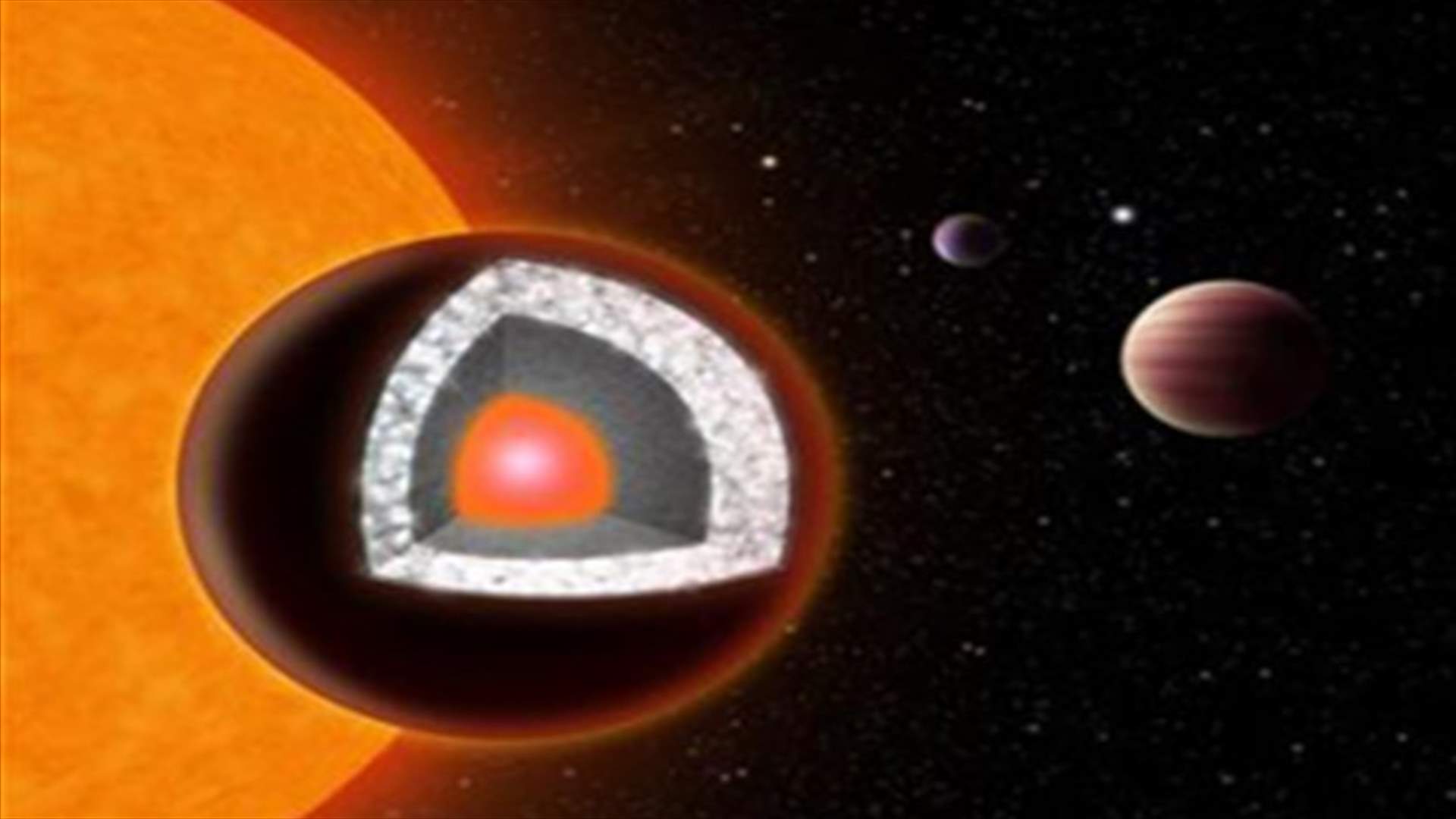 A diamond bigger than Earth?