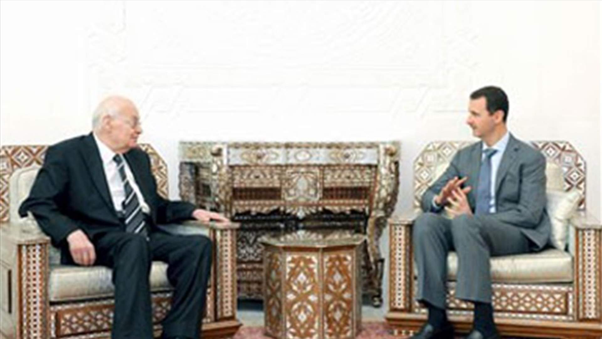 Assad discusses with El Hoss Syria upheavals 