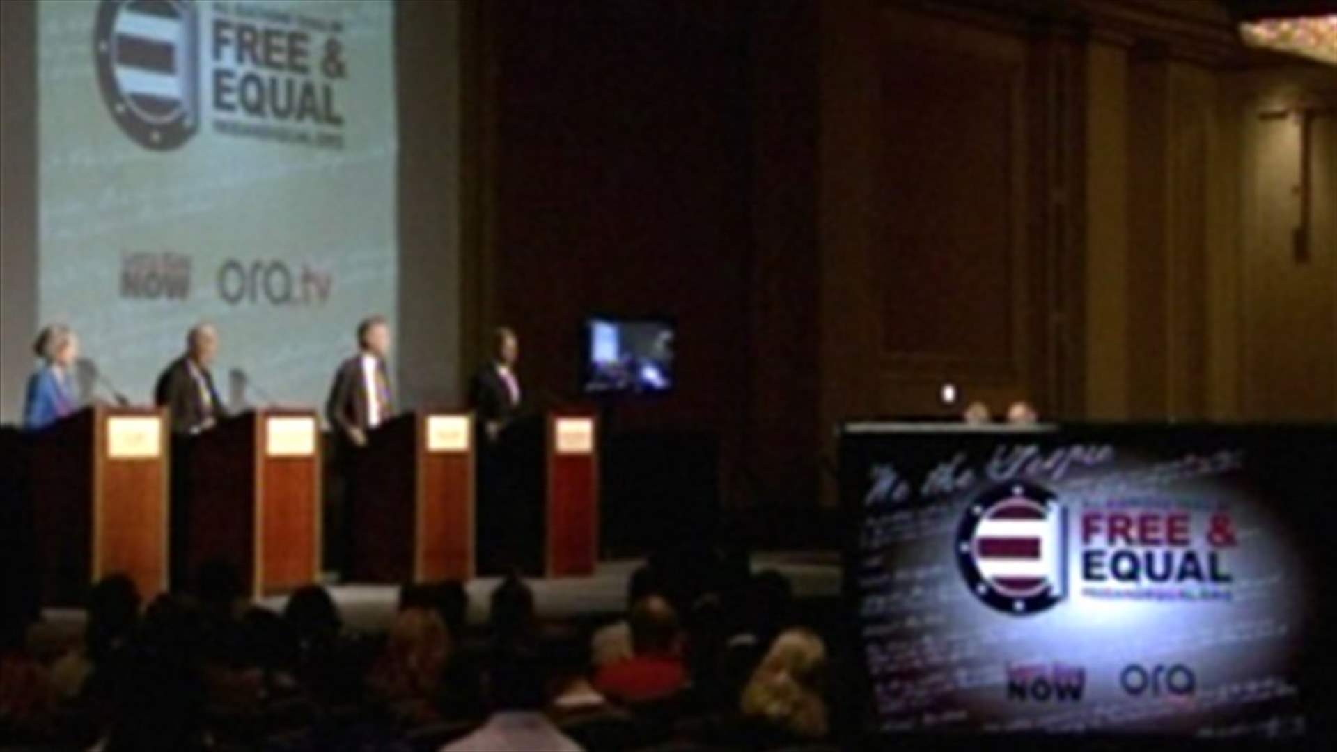 REPORT: Between Obama and Romney, four other candidates take to the stage 