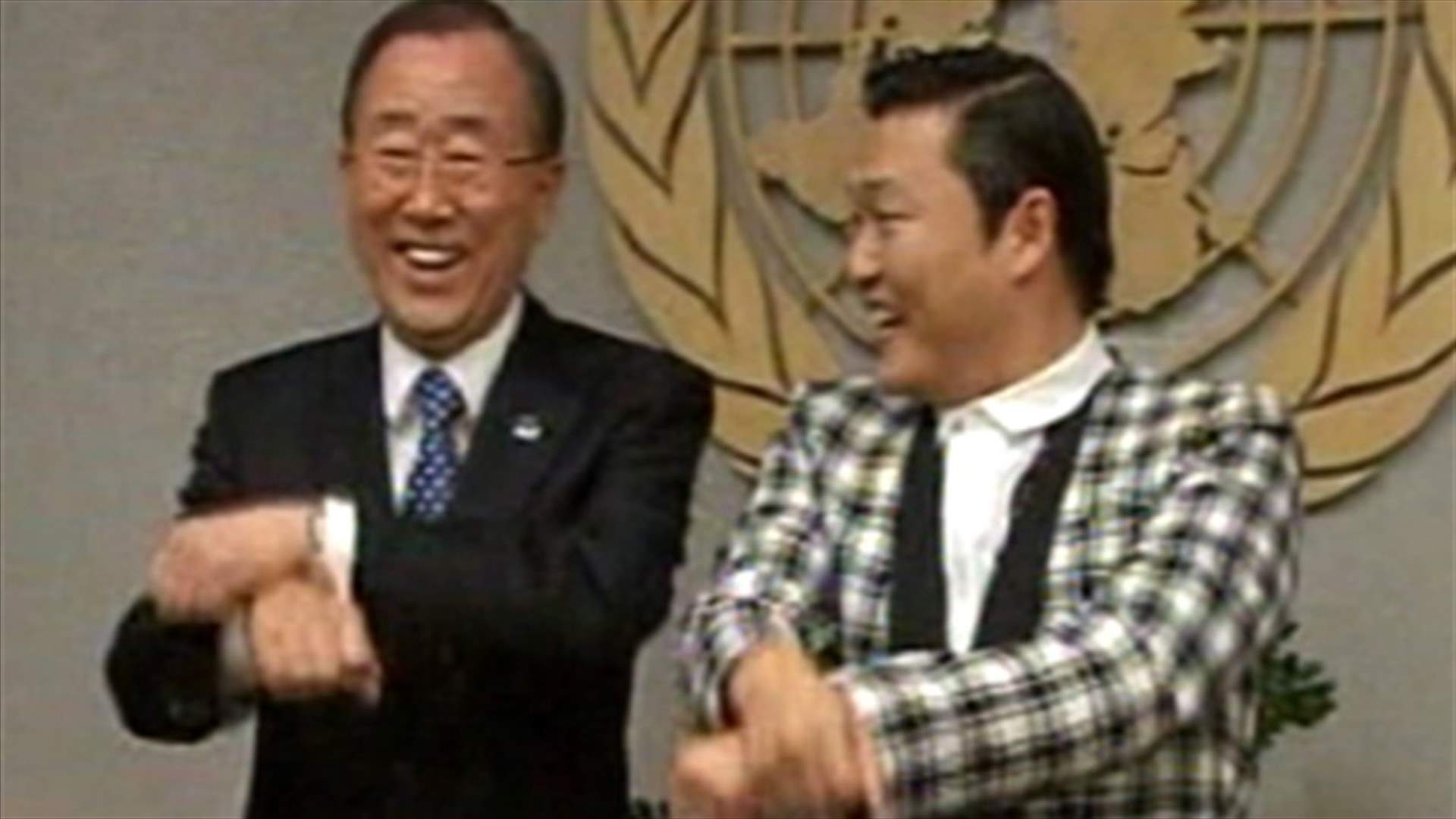 UN chief meets South Korean pop star, Austrian skydiver