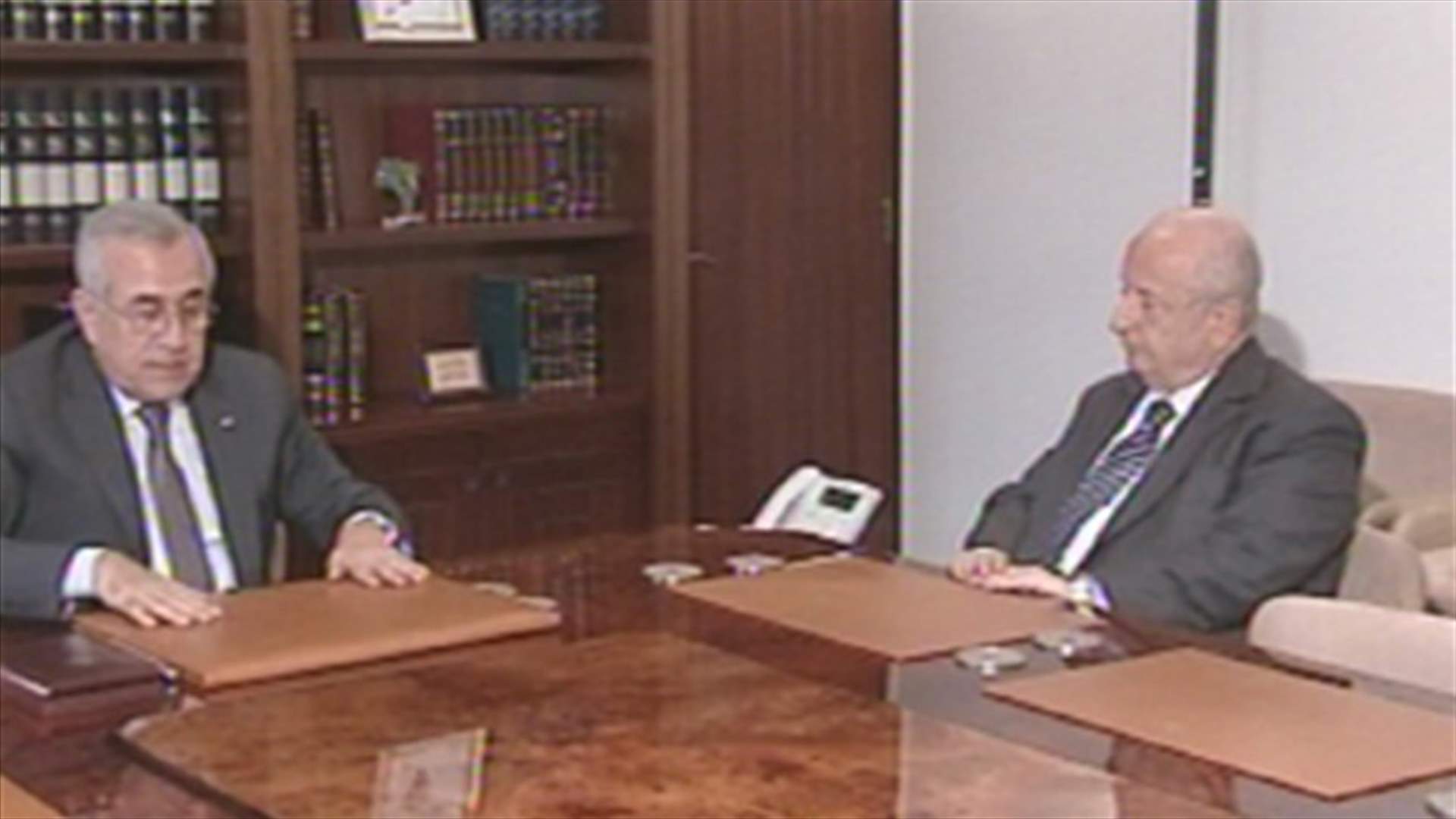 Sleiman meets various officials, discusses expat vote 