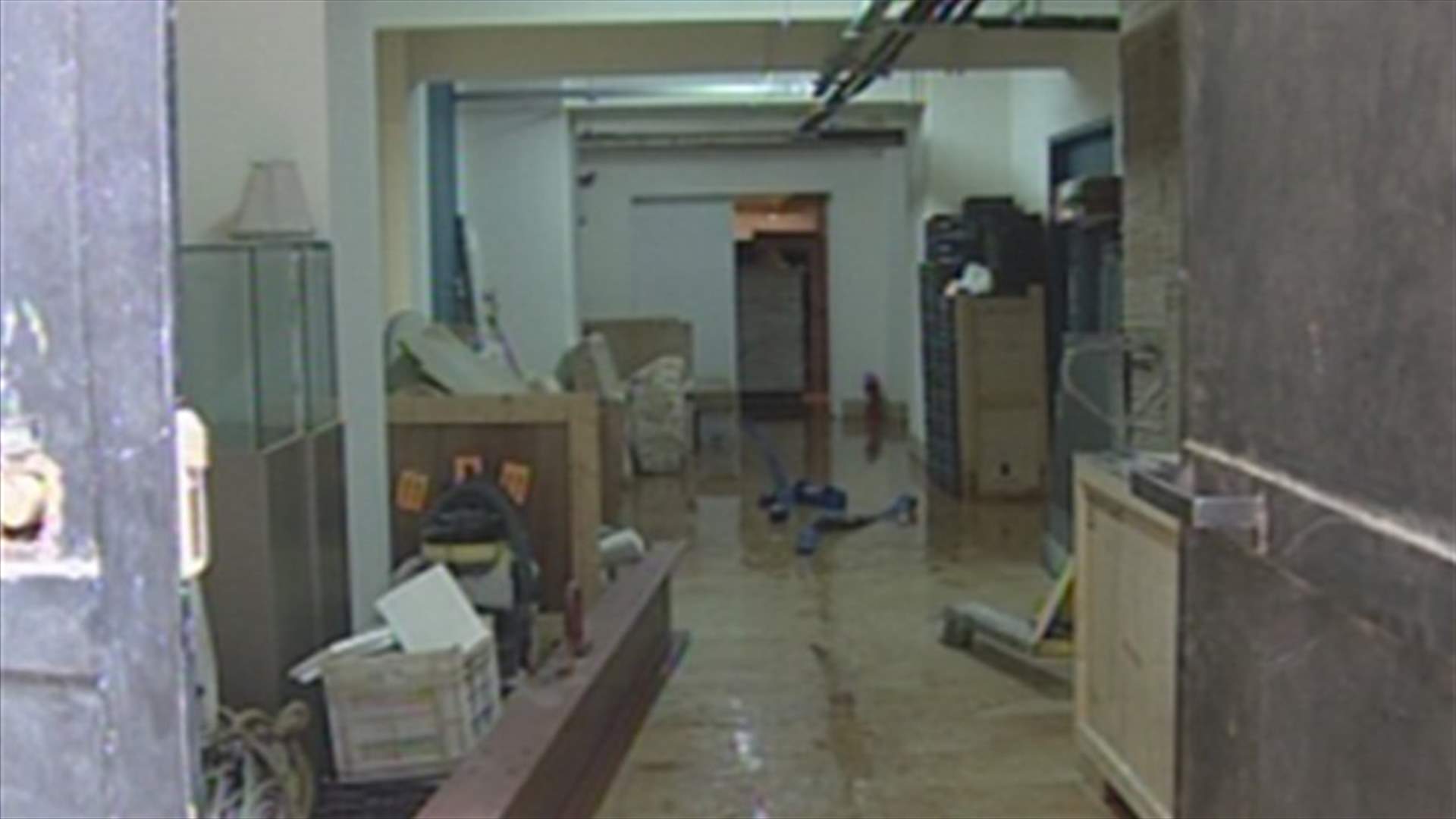 Severe flooding at National Museum