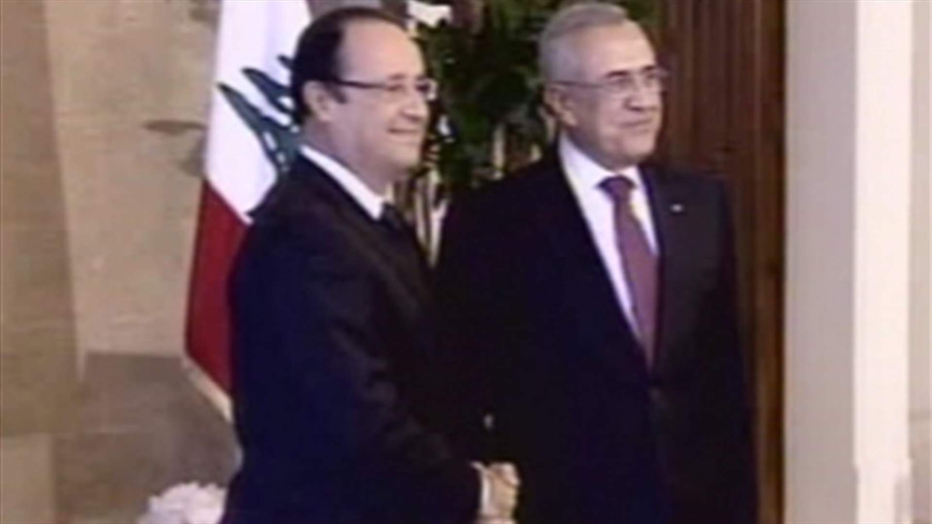 REPORT: Hollande exclusive meeting with Sleiman conveys message against gvt