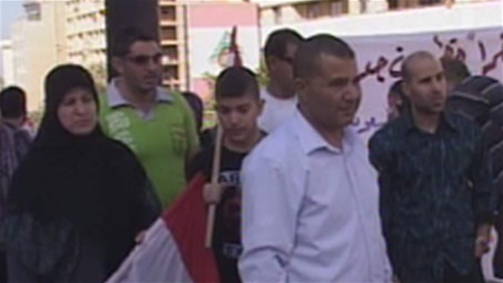 REPORT: Families of Lebanese detainees gather before Qatari embassy